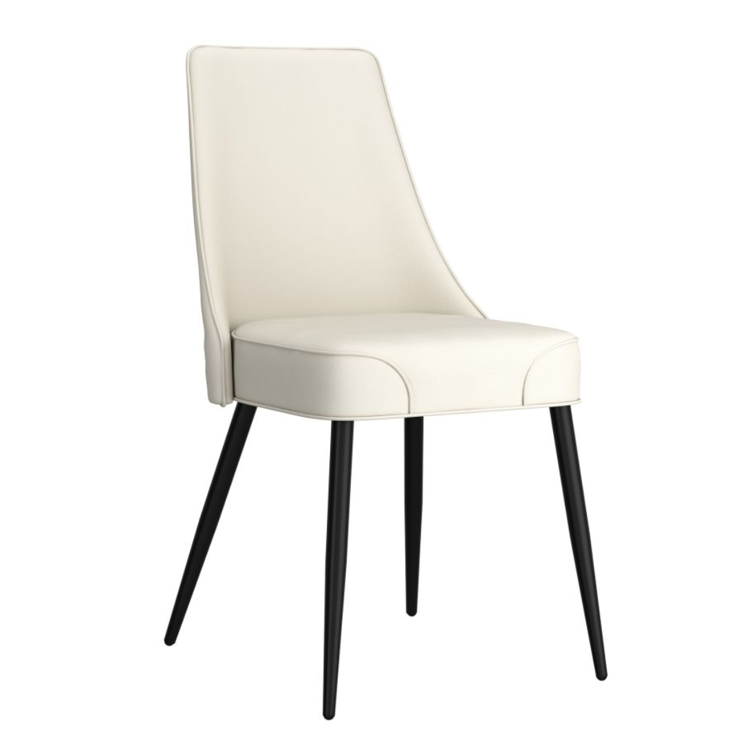 Chaise de salle à manger Koda, similicuir, lot de 2