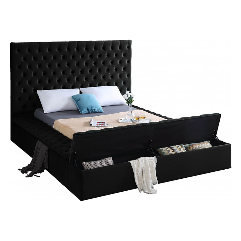 IF-5793 Black Queen Bed