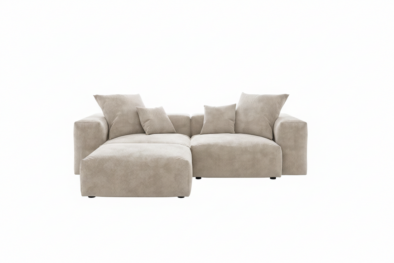 Inovo Modular Corduroy Sectional Sofa