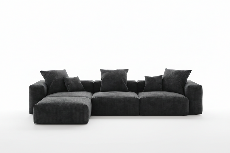 Inovo Modular Corduroy Sectional Sofa