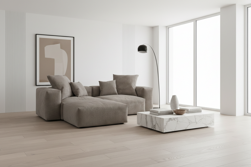 Inovo Modular Corduroy Sectional Sofa