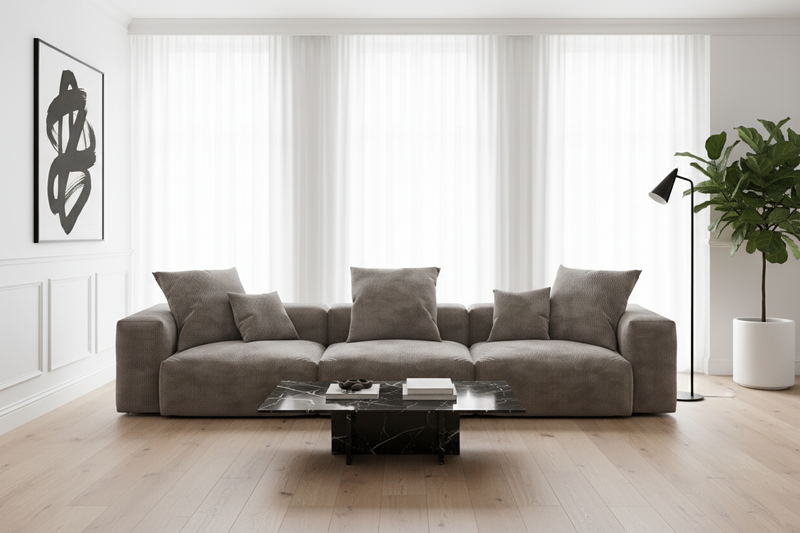 Inovo Modular Corduroy Sectional Sofa