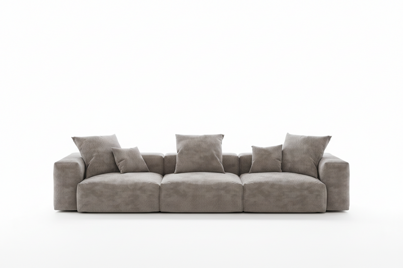 Inovo Modular Corduroy Sectional Sofa