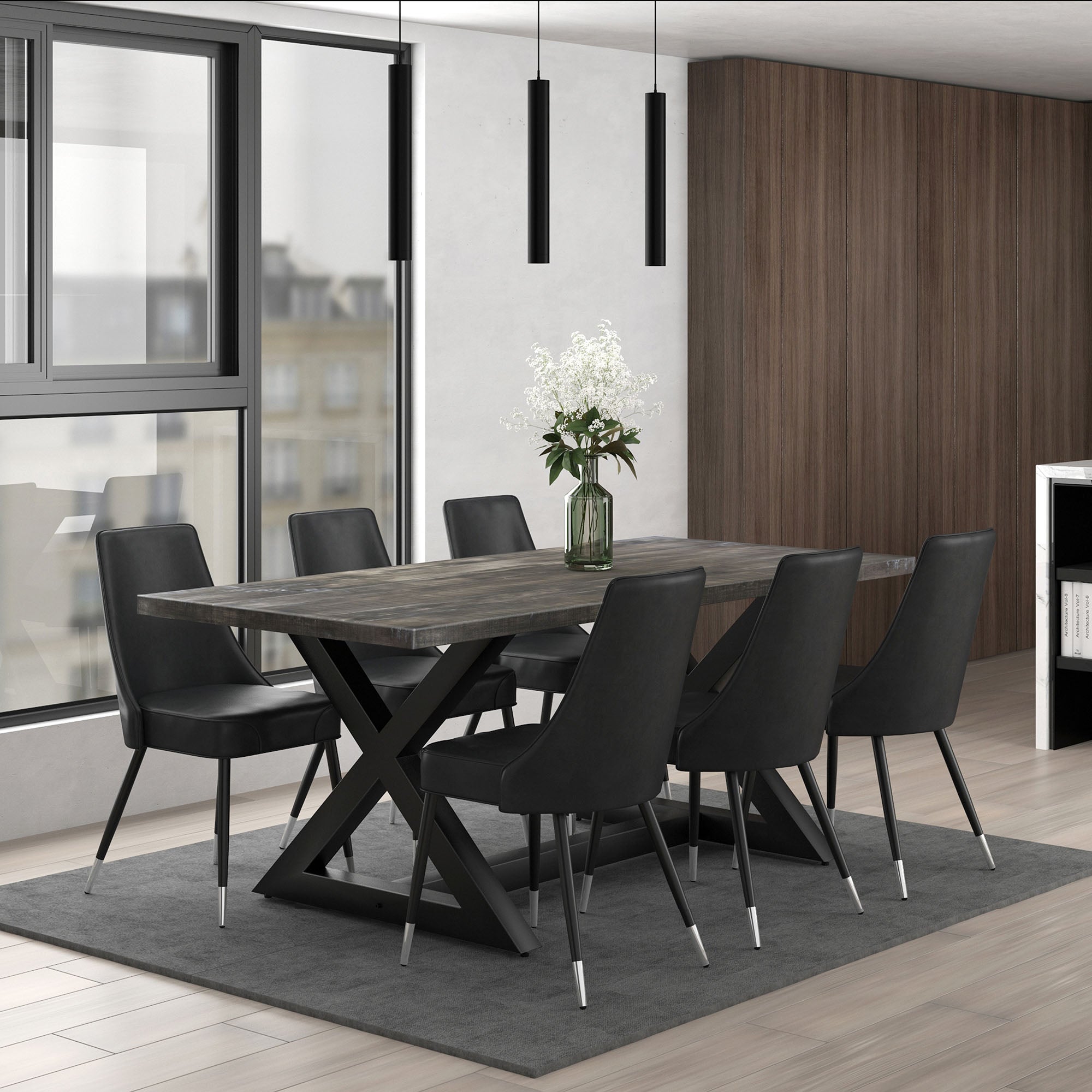 Ensemble de salle à manger Zax DG Silvano Gy-7 pièces