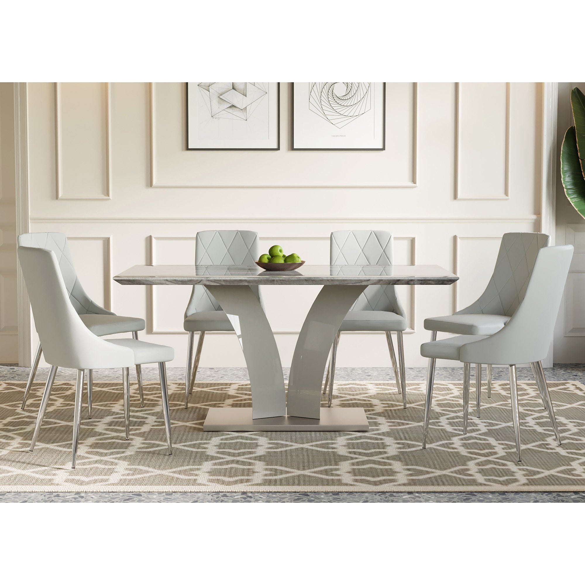 Napoli Devo Lg-7Pc Dining Set