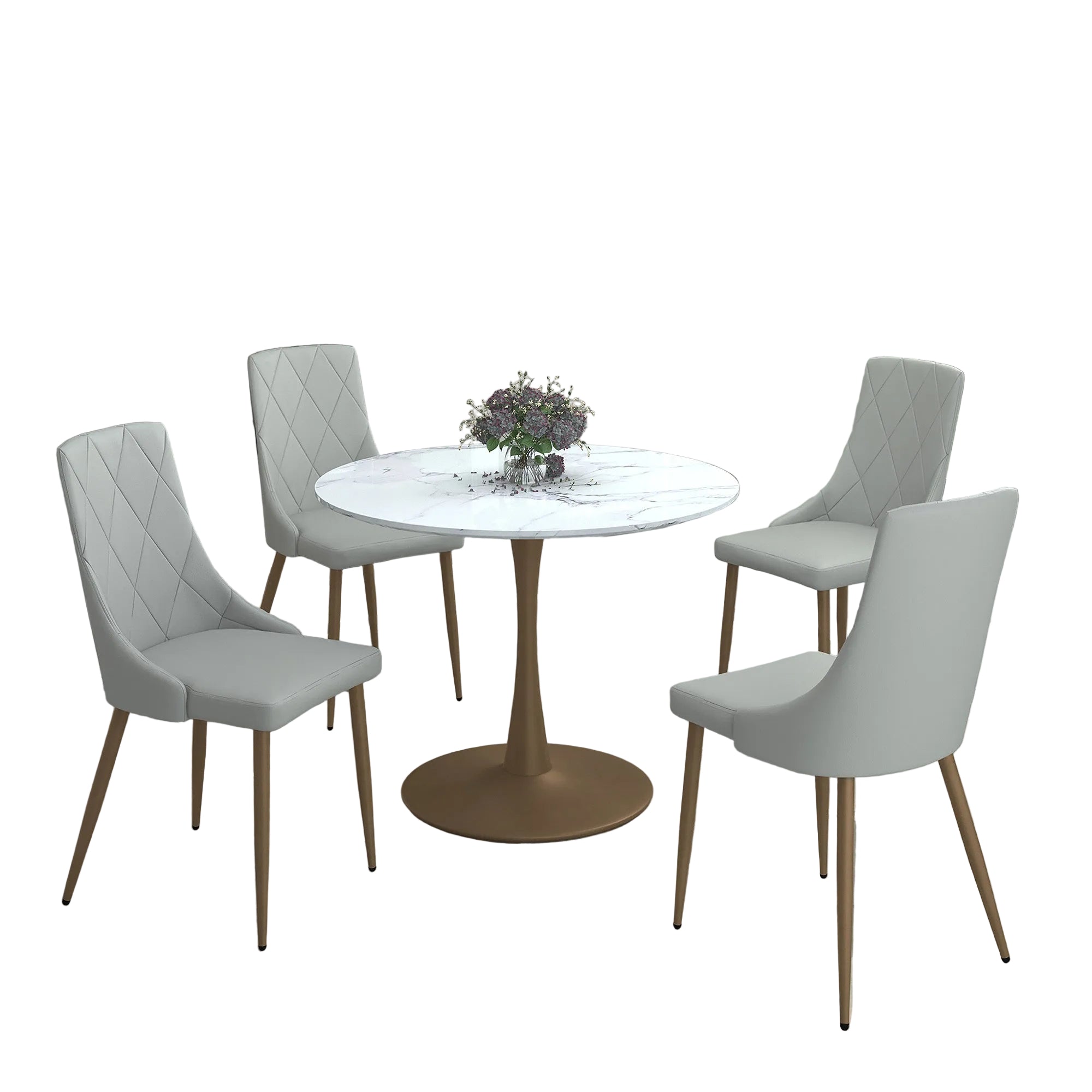 Zilo Sm Gd Antoine Lg-5Pc Dining Set