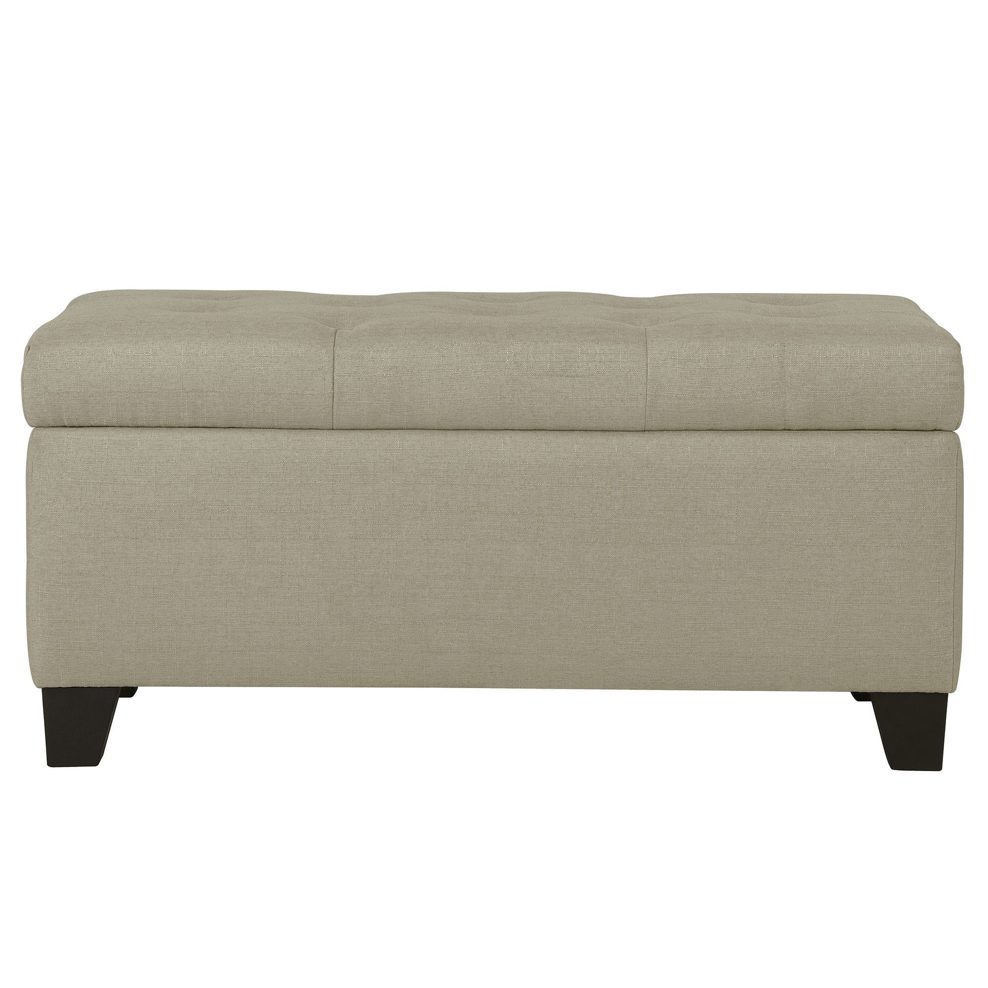 Harper Storage Ottoman-Beige