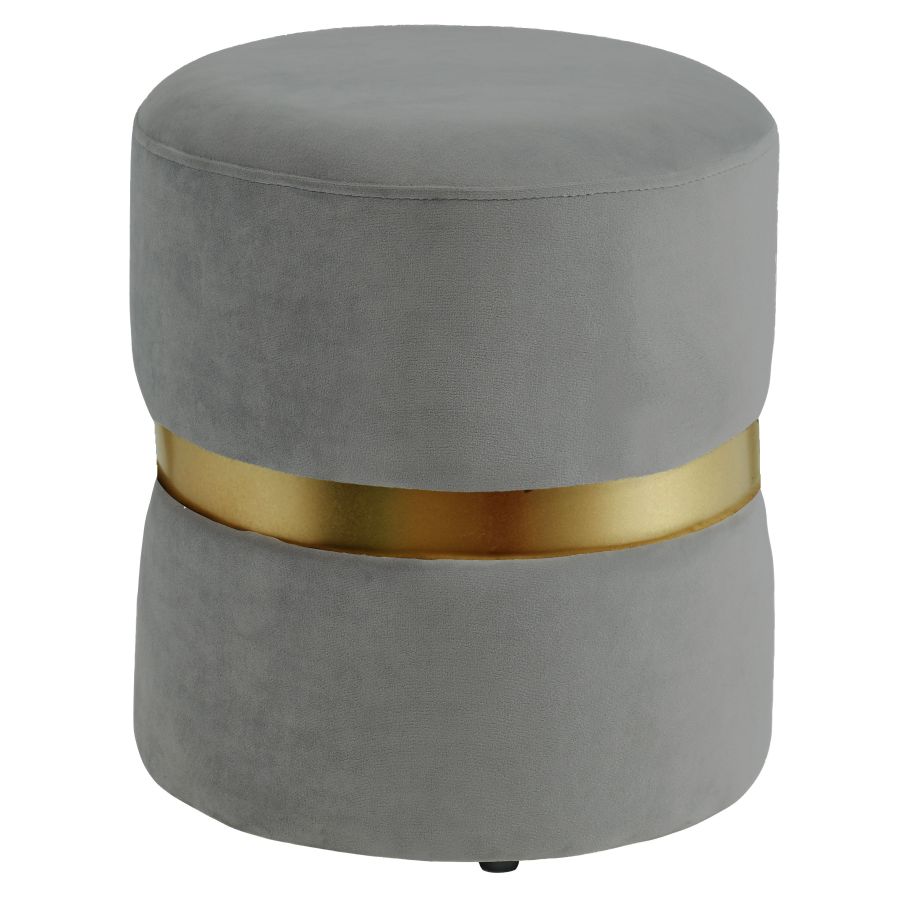 VIOLET ROUND OTTOMAN