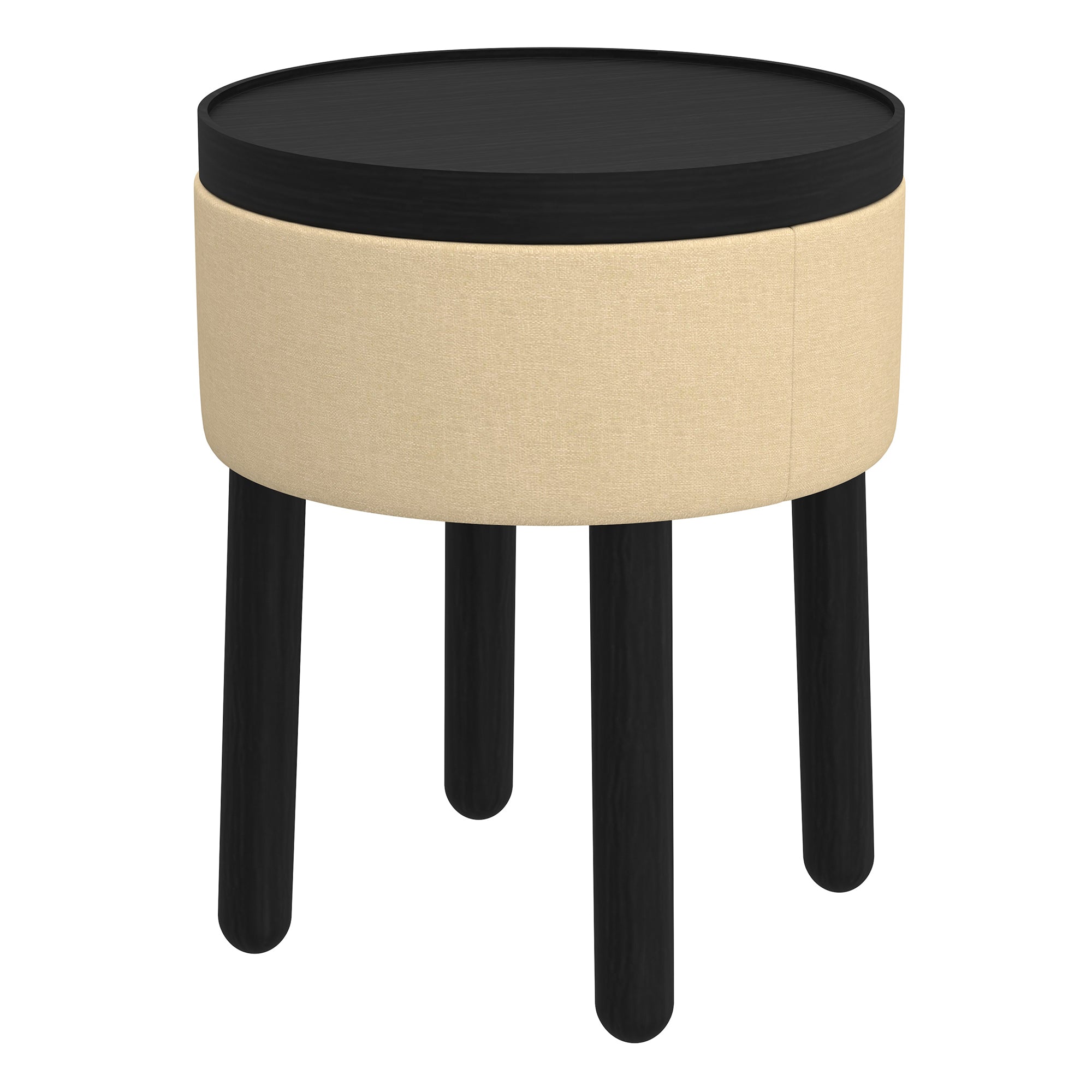 Pouf de rangement Polly