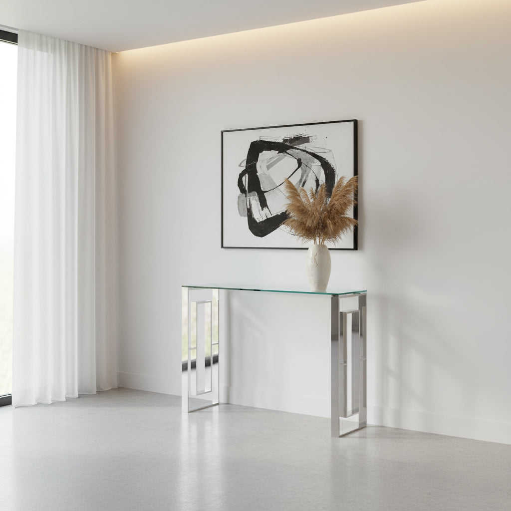 Console/Bureau Eros en Argent