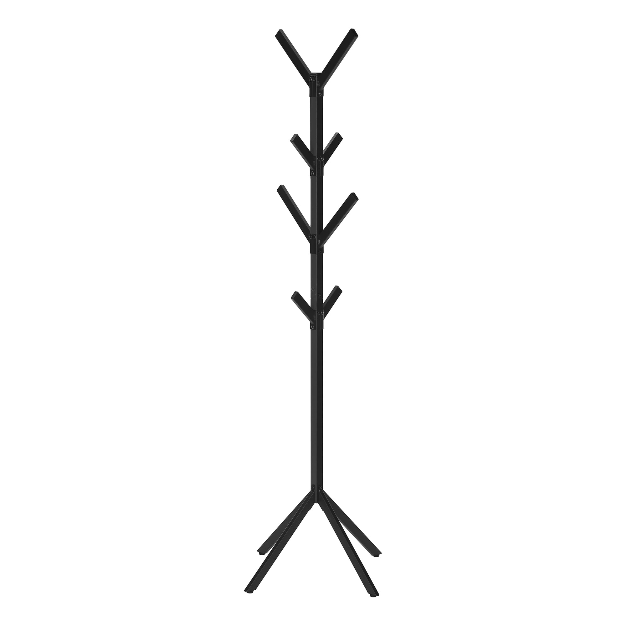 COAT RACK - 70"H / BLACK METAL