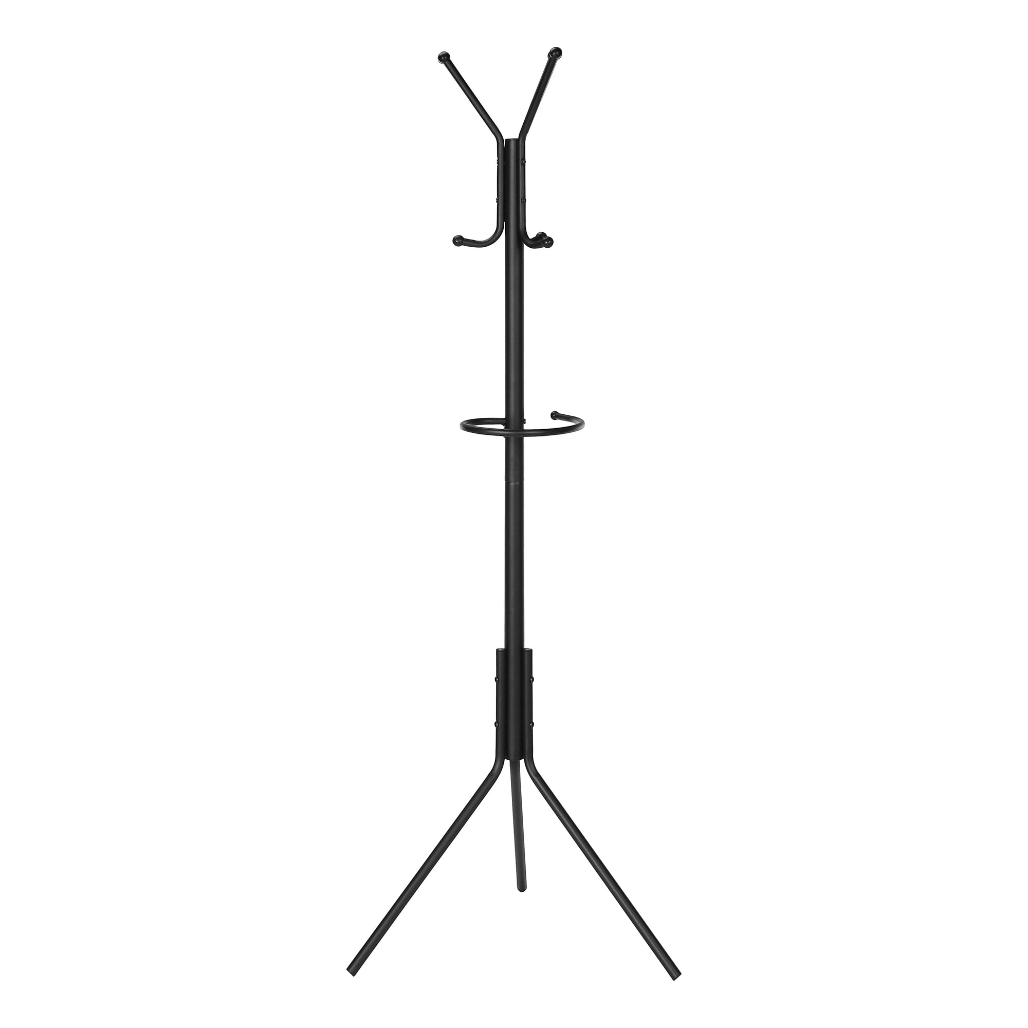 COAT RACK - 68"H / BLACK METAL