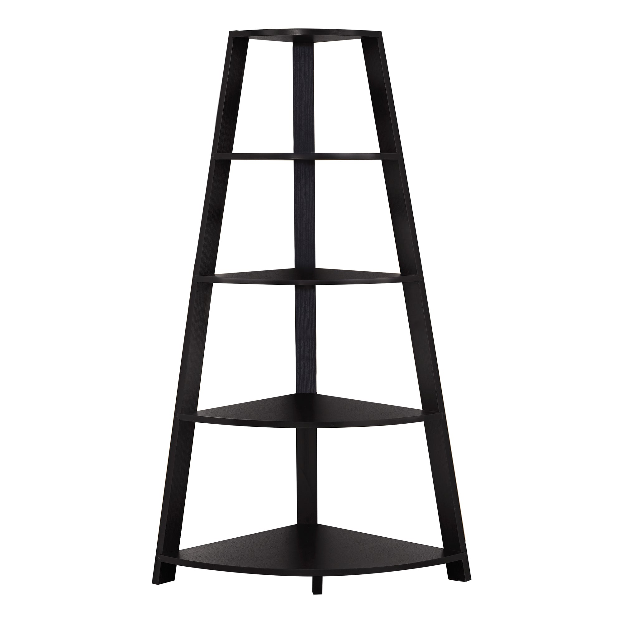 BIBLIOTHÈQUE - 60"H / COIN ESPRESSO ACCENT ETAGERE