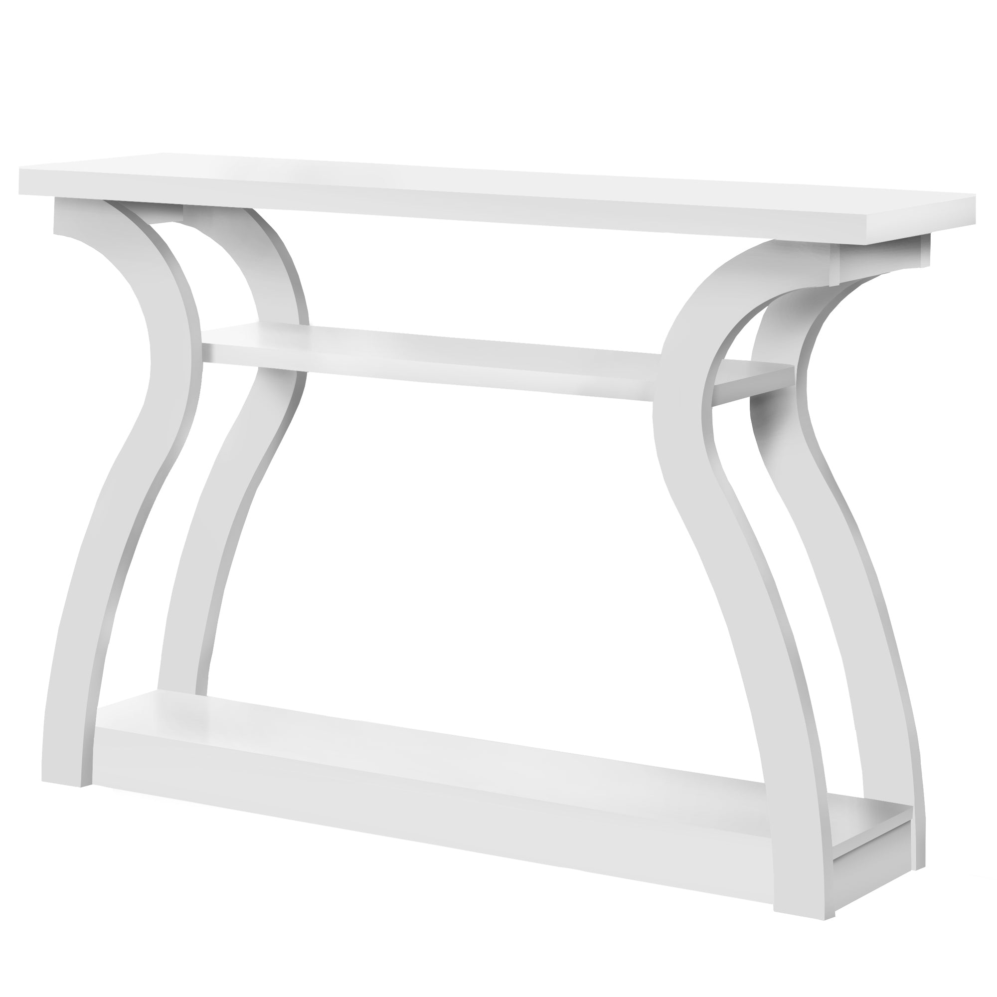 TABLE D'APPOINT - 47"L / CONSOLE D'ENTRÉE BLANCHE