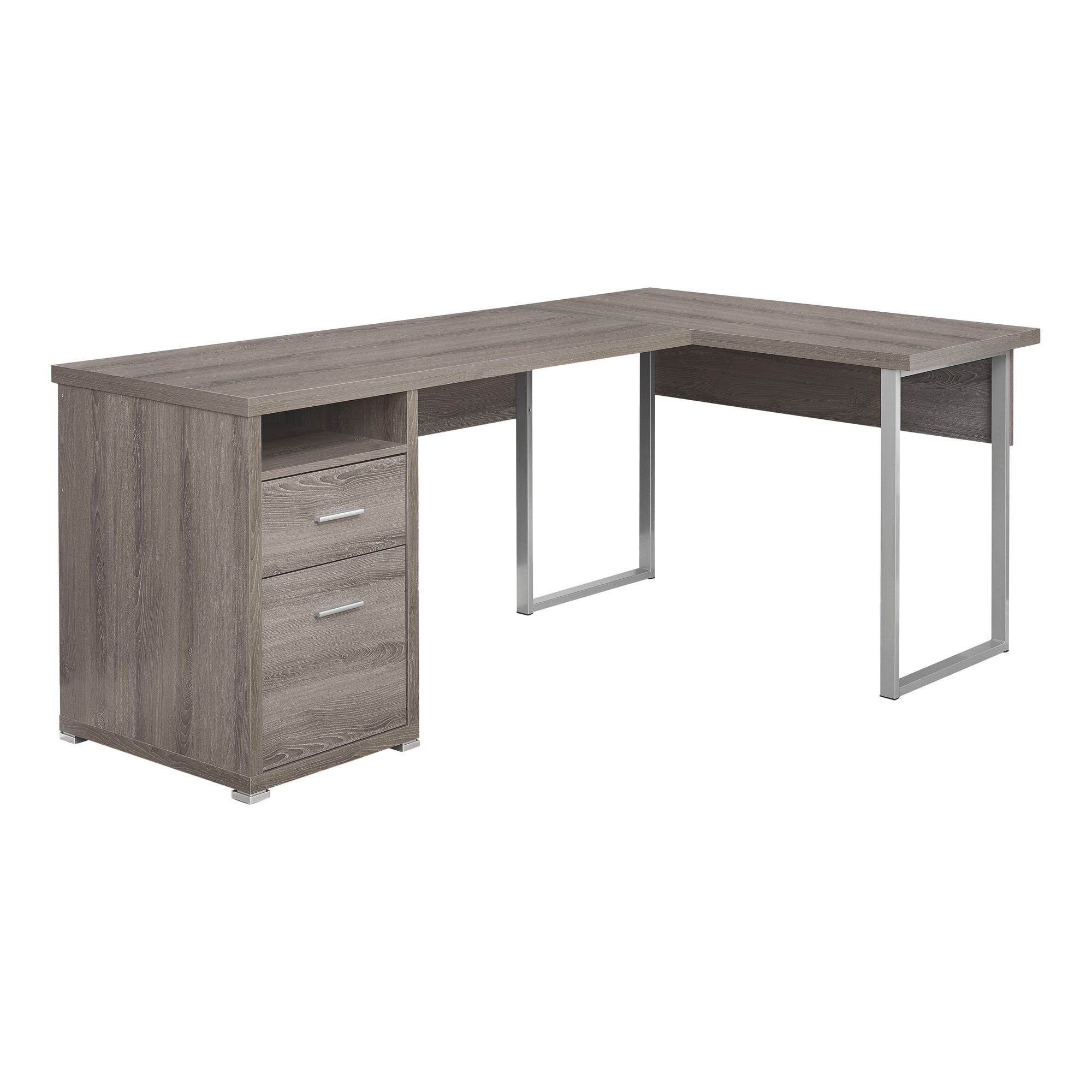 COMPUTER DESK - 42"L / BLACK / BLACK METAL