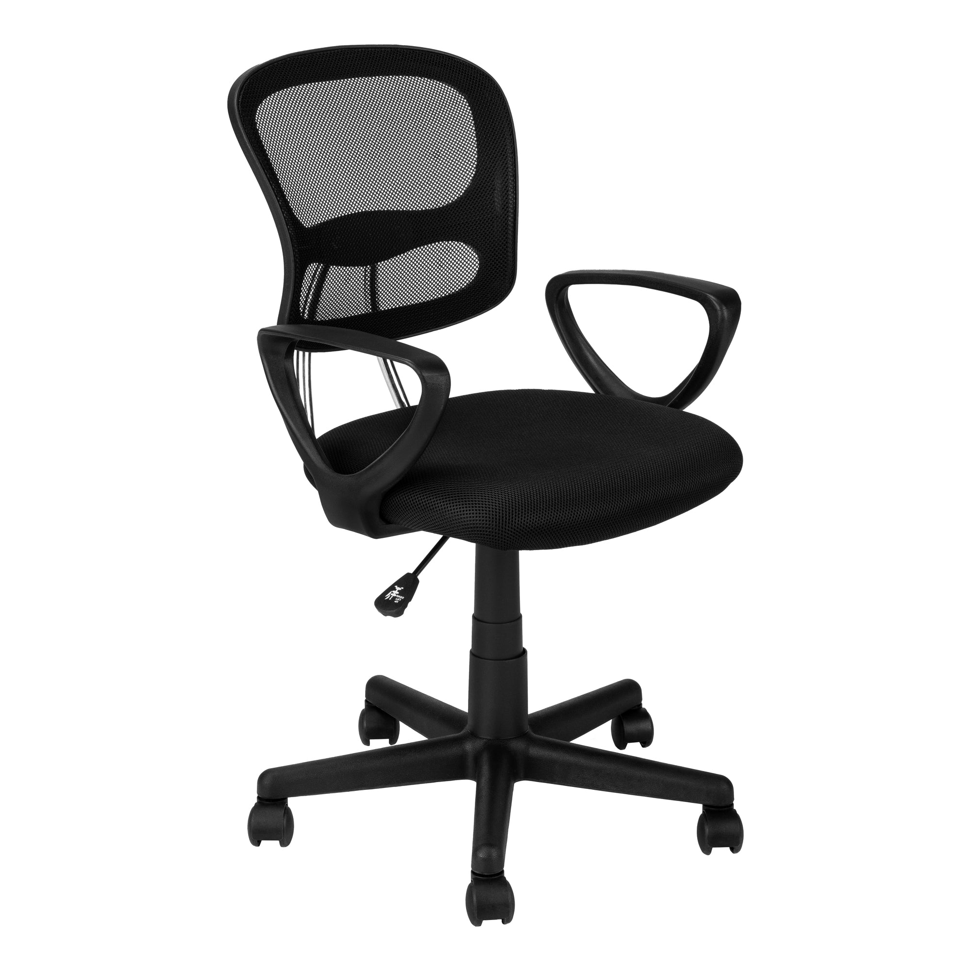 CHAISE DE BUREAU - MAILLE NOIRE JUVENILE / MULTI-POSITIONS