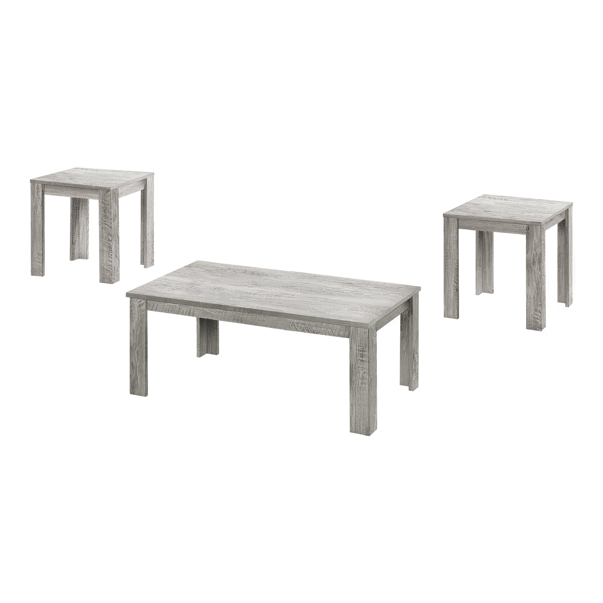 TABLE SET - 3PCS SET / INDUSTRIAL GREY