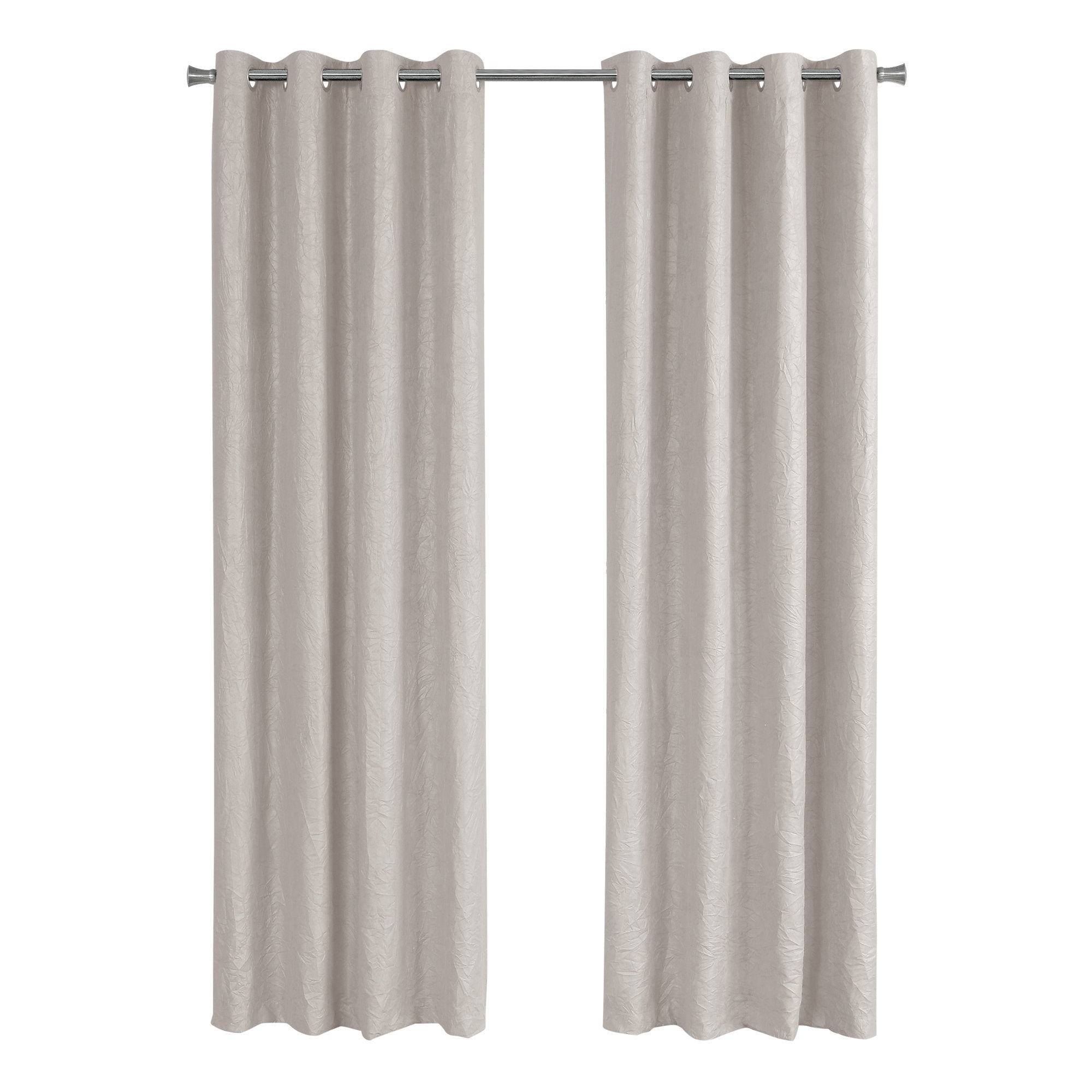 CURTAIN PANEL - 2PCS / 52"W X 95"H IVORY ROOM DARKENING