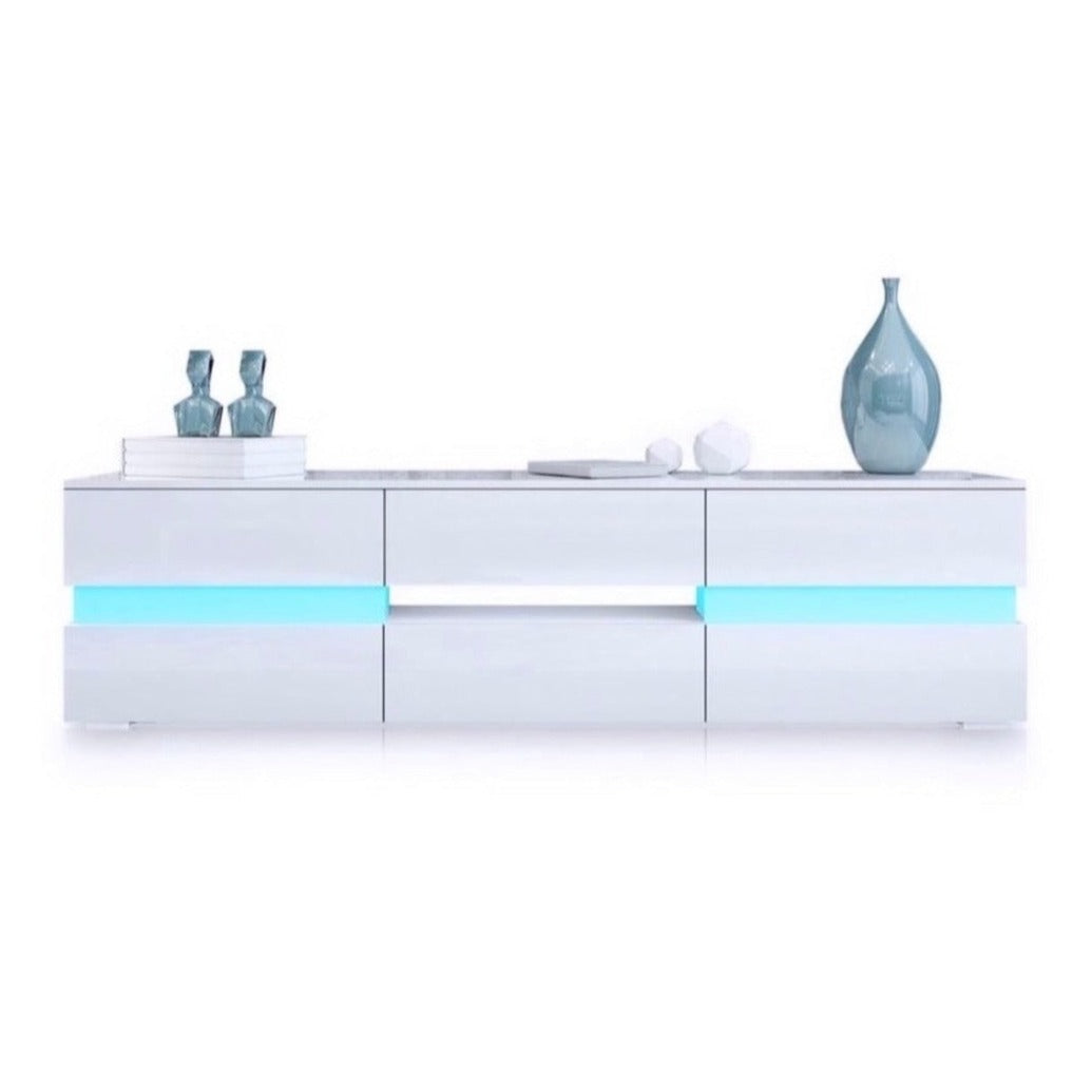 MODERNA WHITE TV STAND