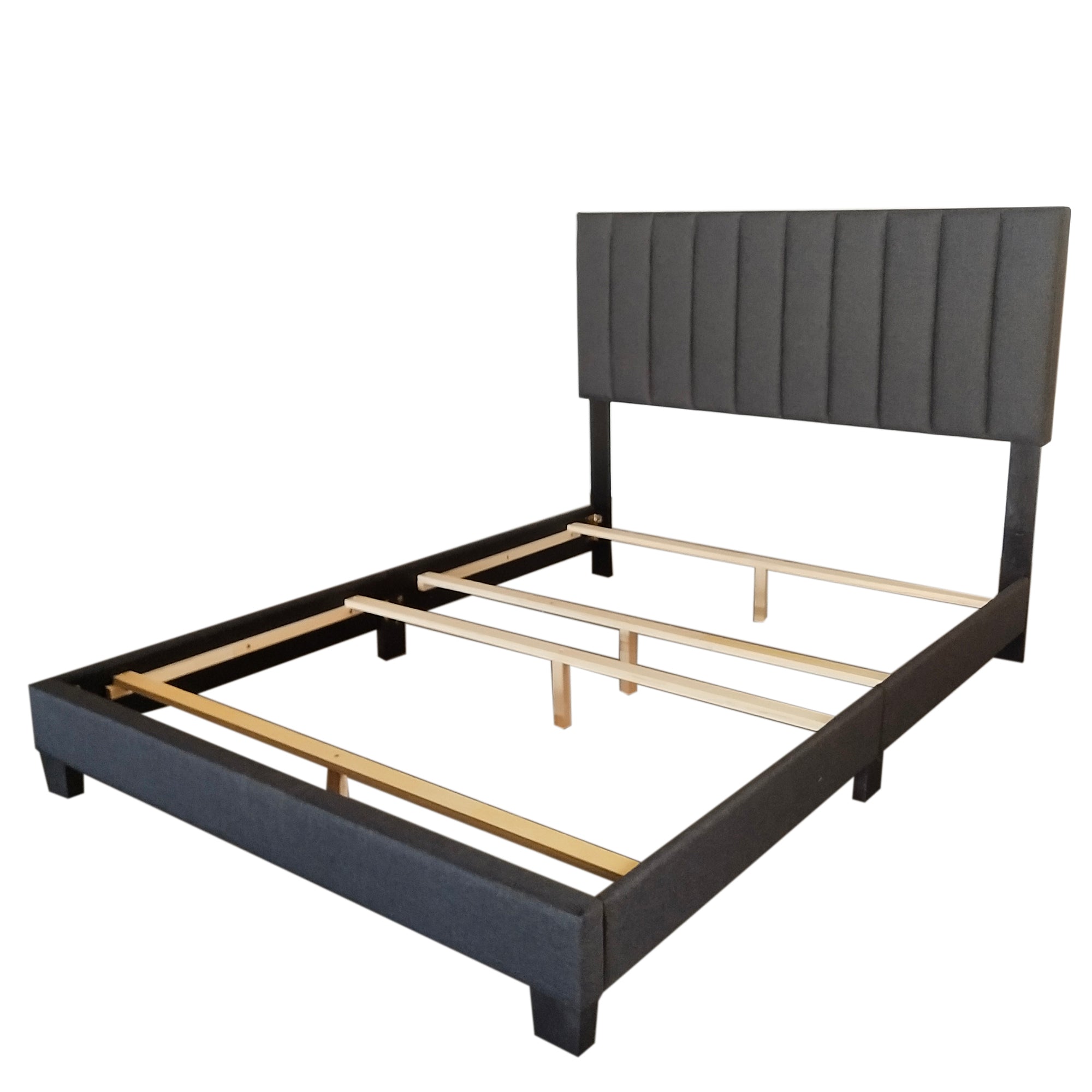 Jedd 54" Double Bed in Charcoal