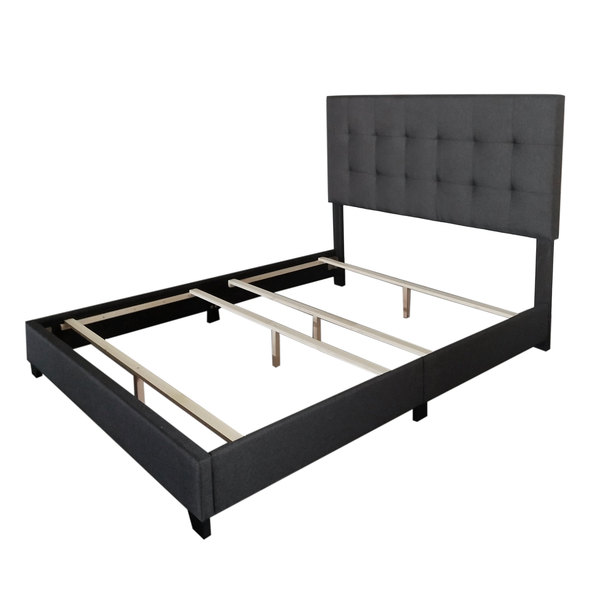 Exton 54" Double Bed in Charcoal