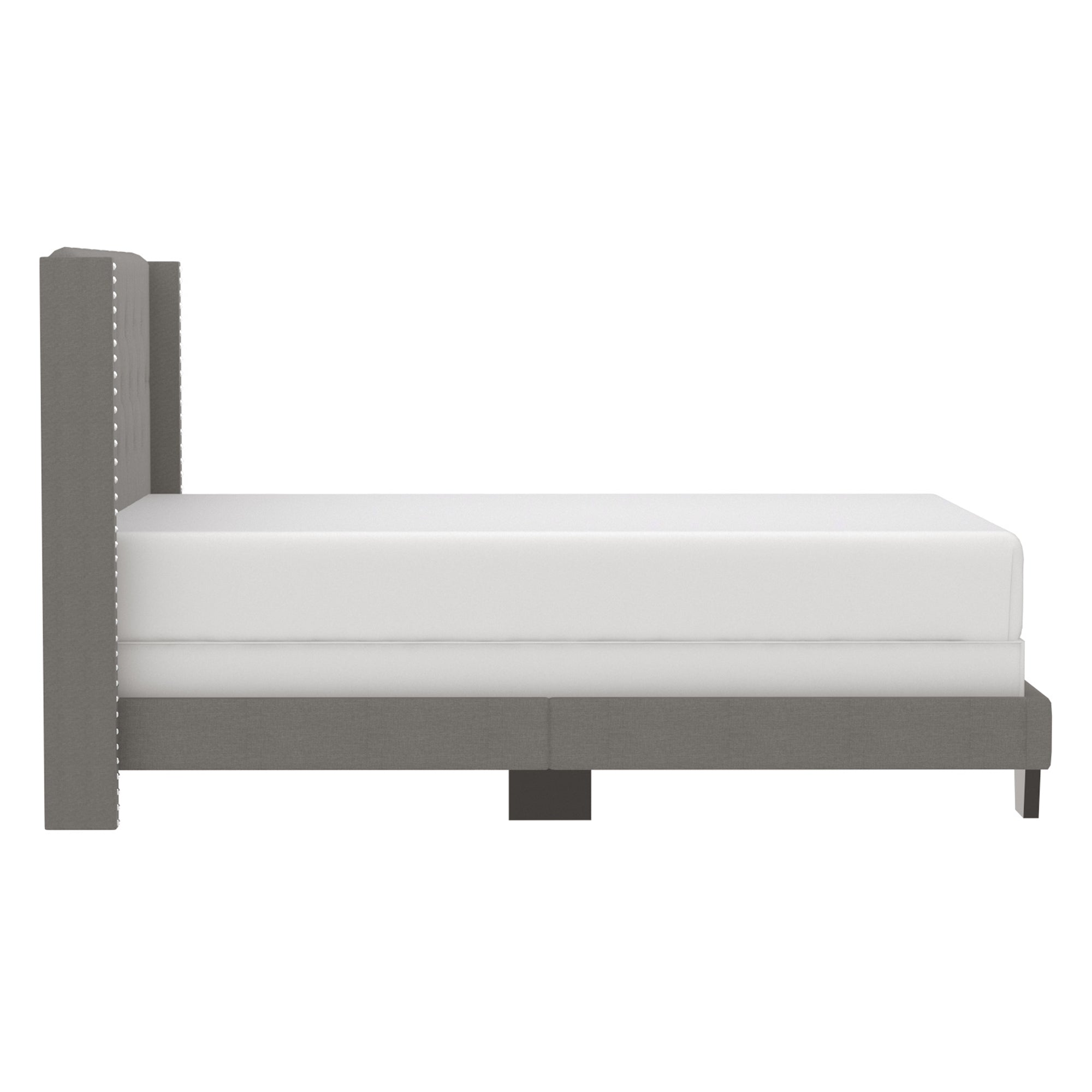 Gunner 60" Queen Bed in Light Grey