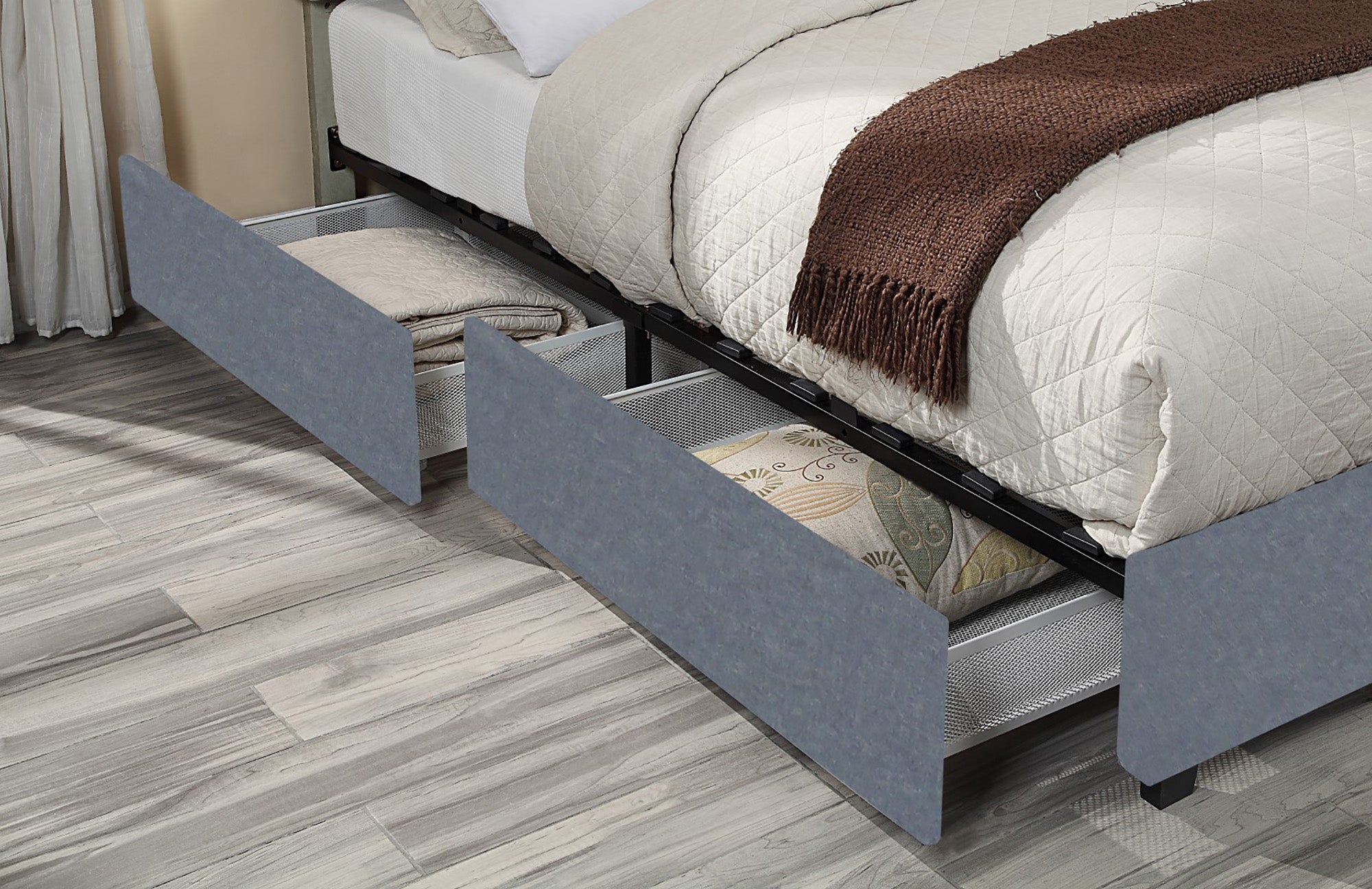 Russell-54'' Bed-Grey