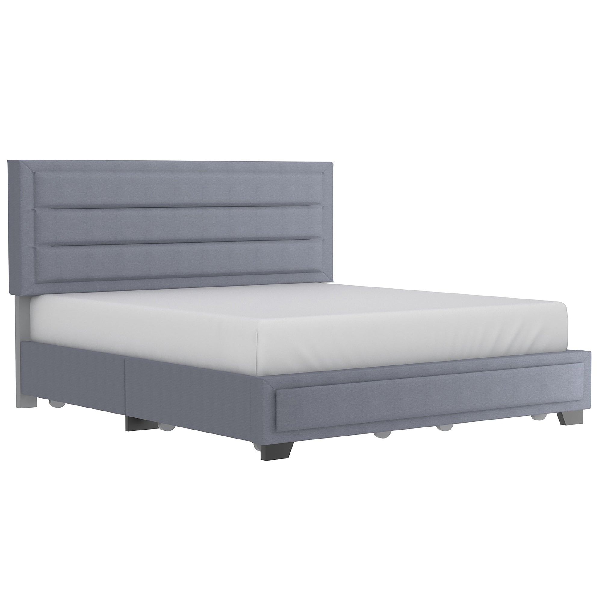 Russell-78'' Bed-Grey