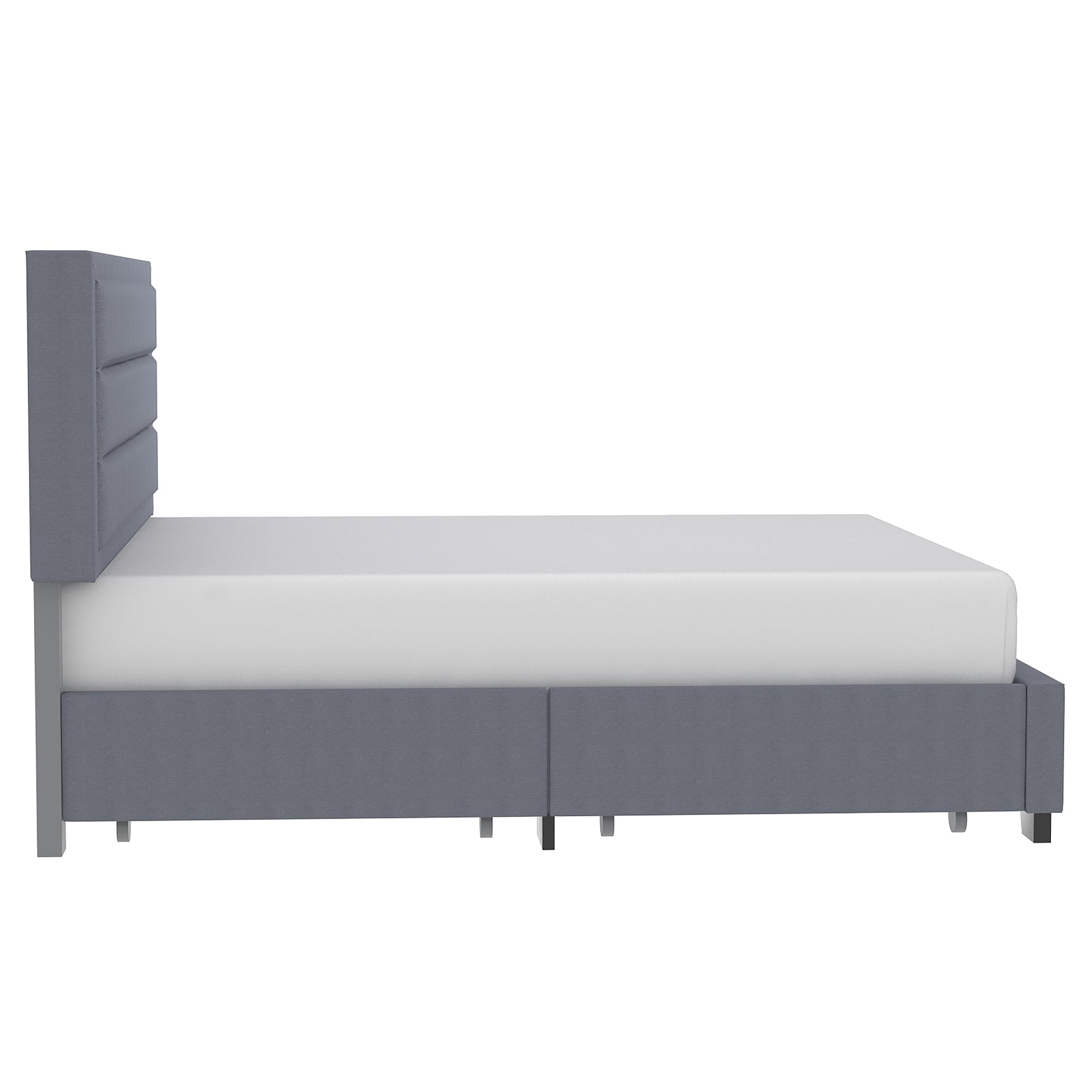 Russell-78'' Bed-Grey