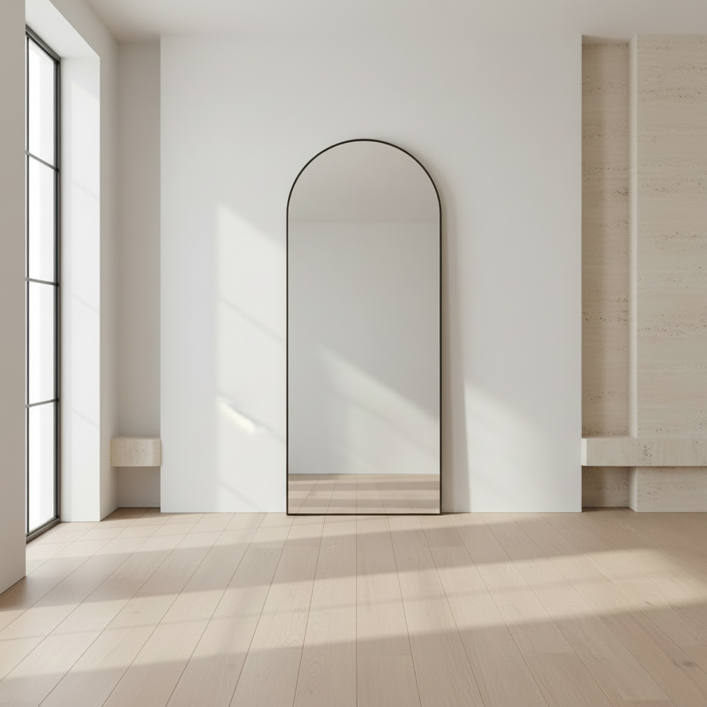 PHILIP Floor Mirror GY-MIR-20410B Black Frame