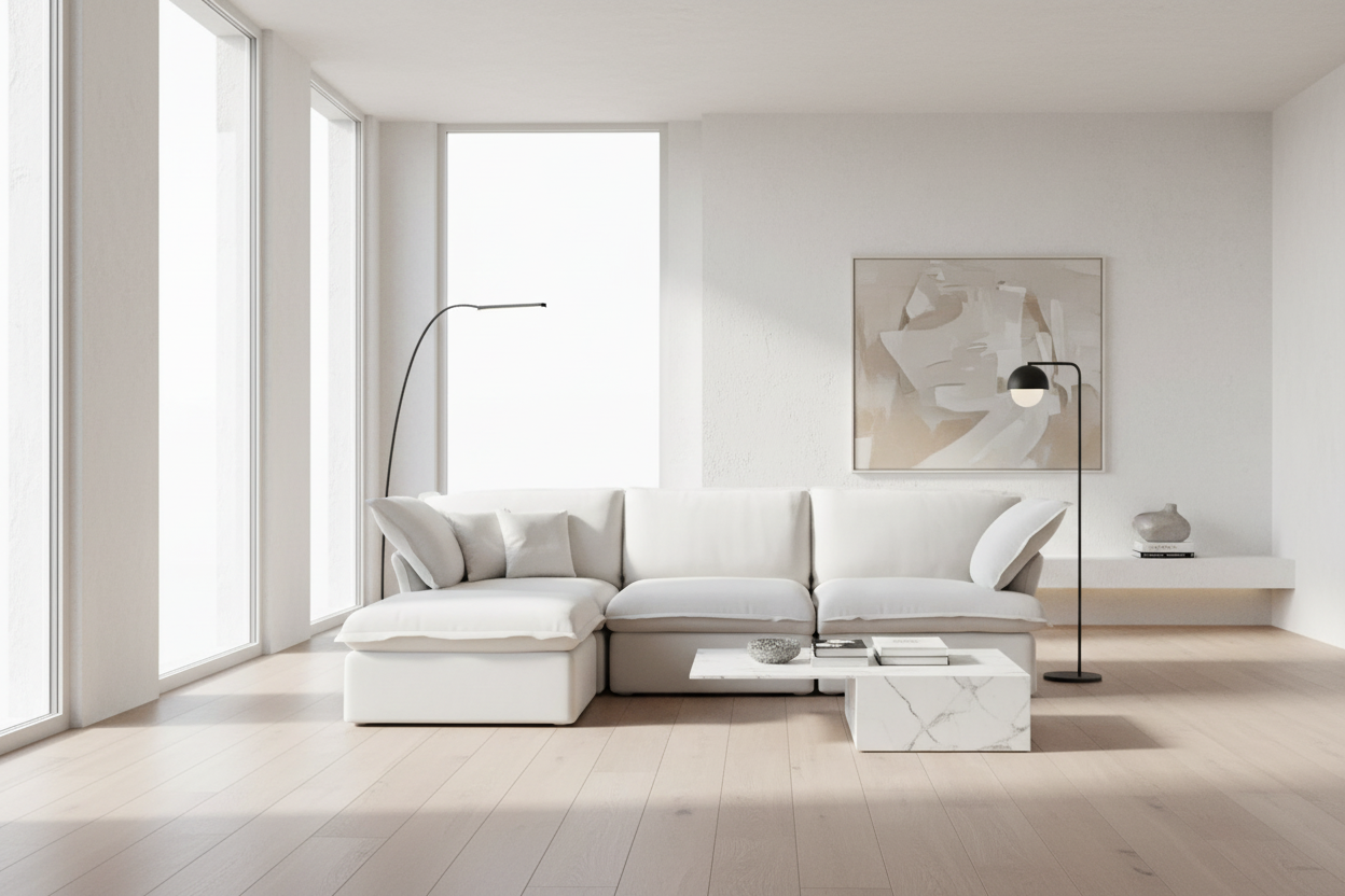 Sky Classic Linen Cloud Sofa