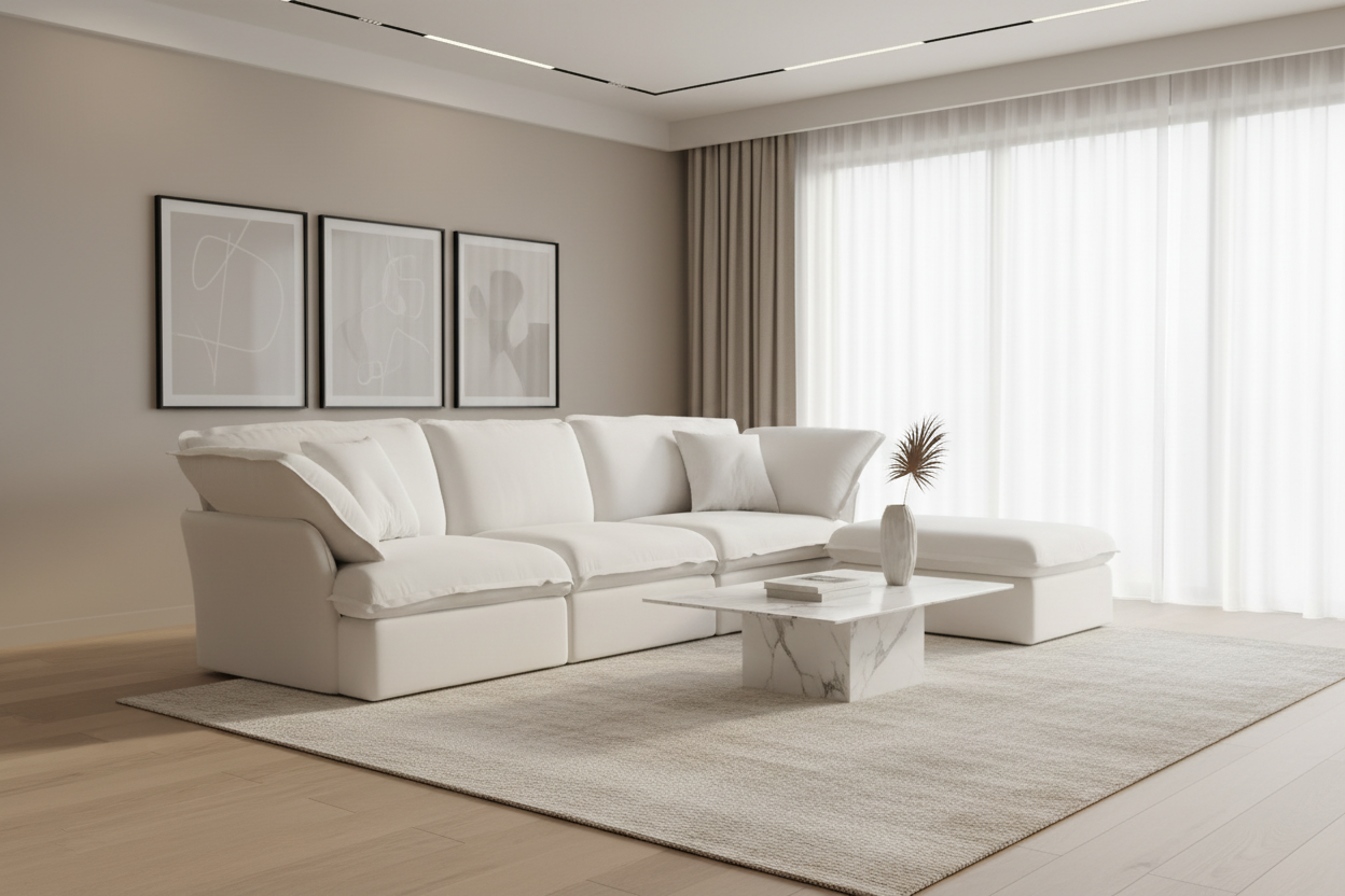 Sky Classic Linen Cloud Sofa