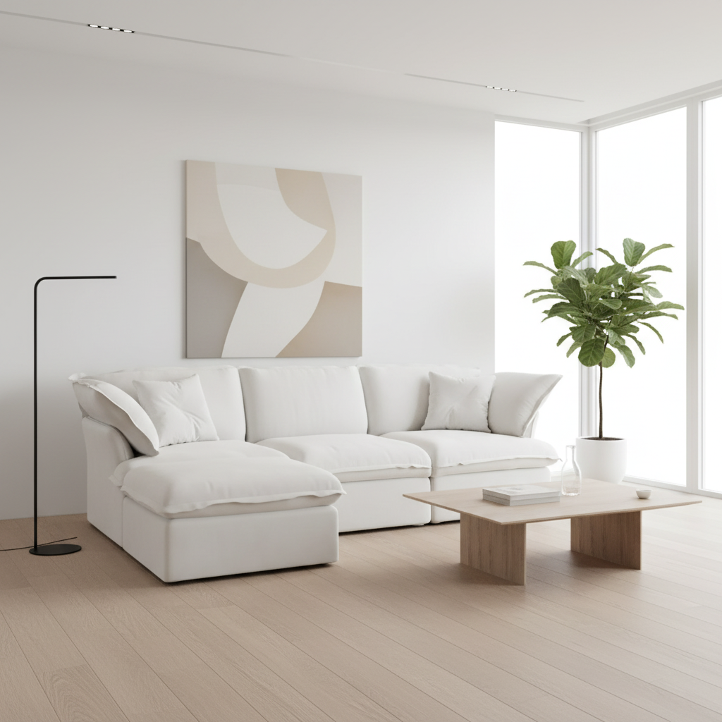 Sky Classic Linen Cloud Sofa