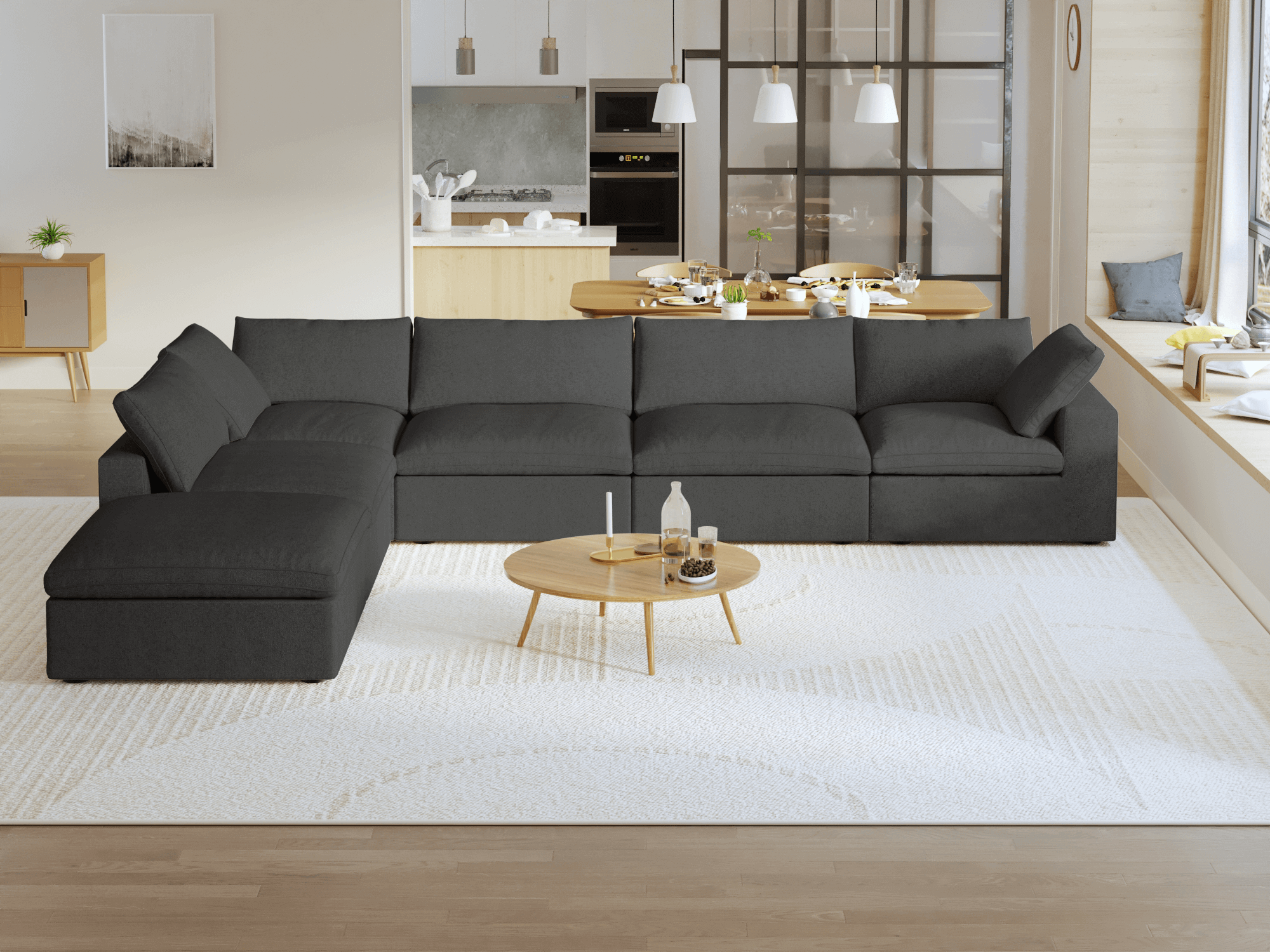 Zen Sky Cloud Sectional Sofa