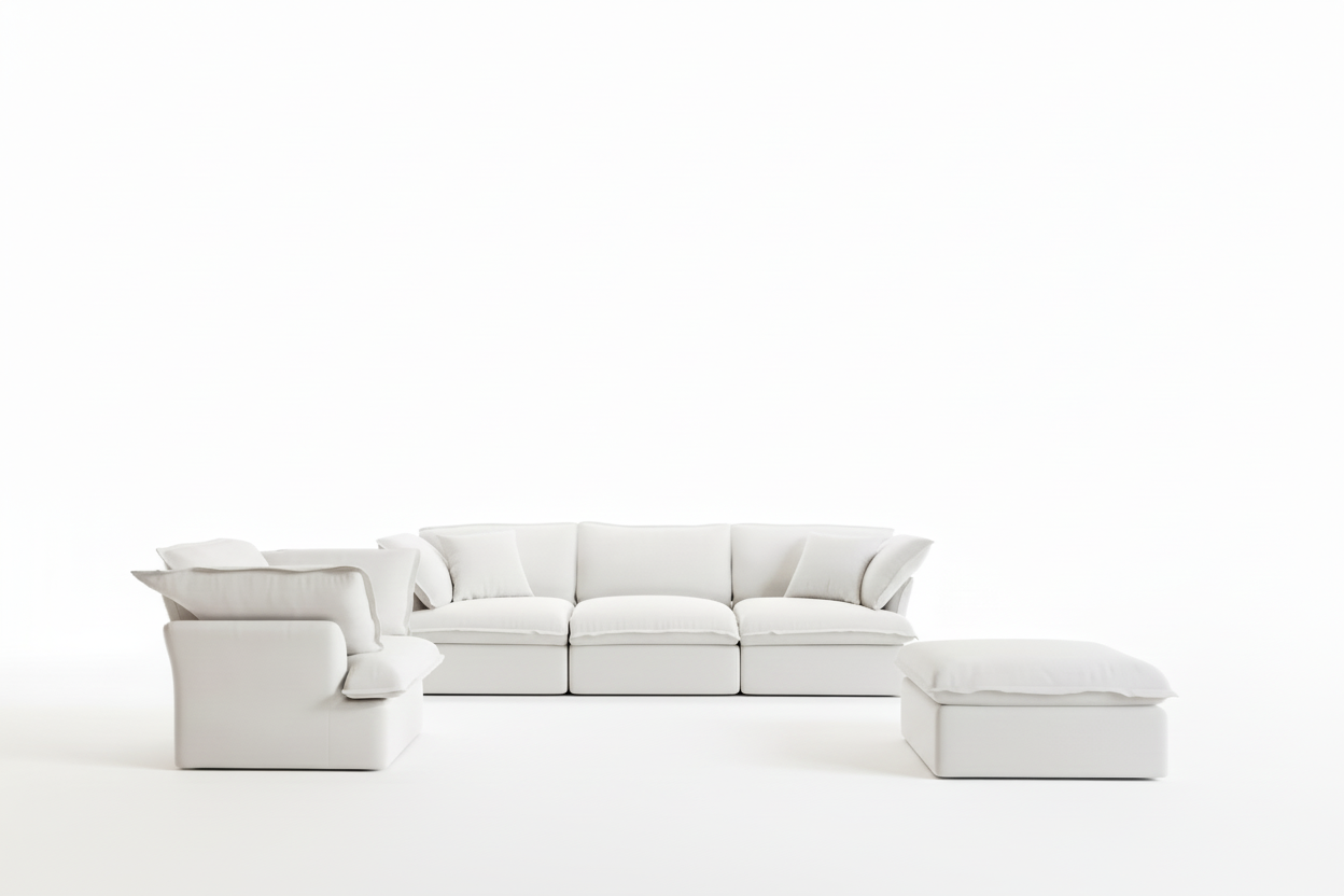 Sky Classic Linen Cloud Sofa