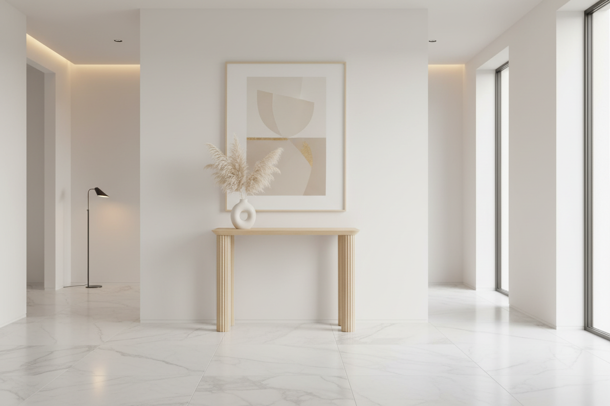 Sangra Console Table in Natural