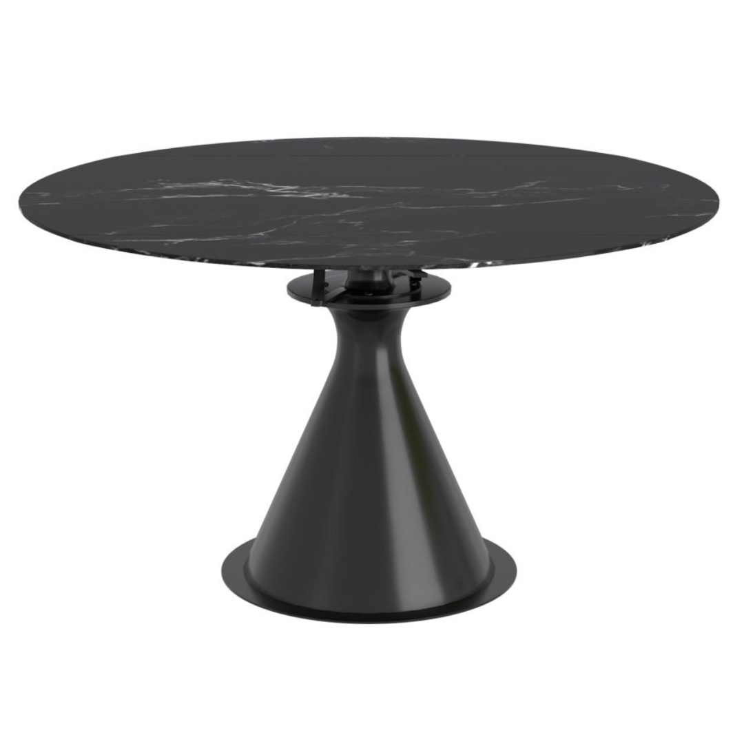 Calisto Round Pedestal Dining Table w/Extension