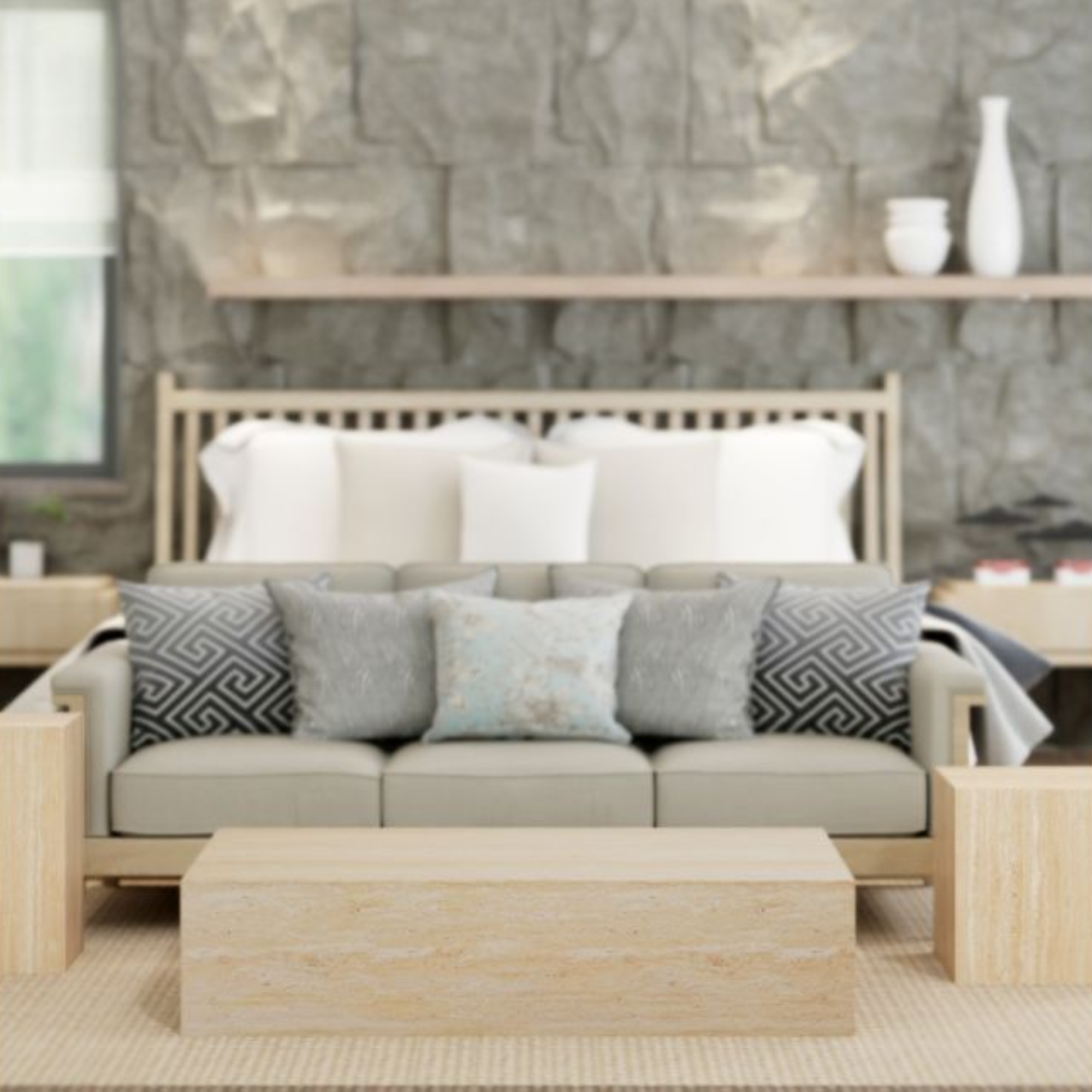 Artemis Contract Grade Rectangular Coffee Table