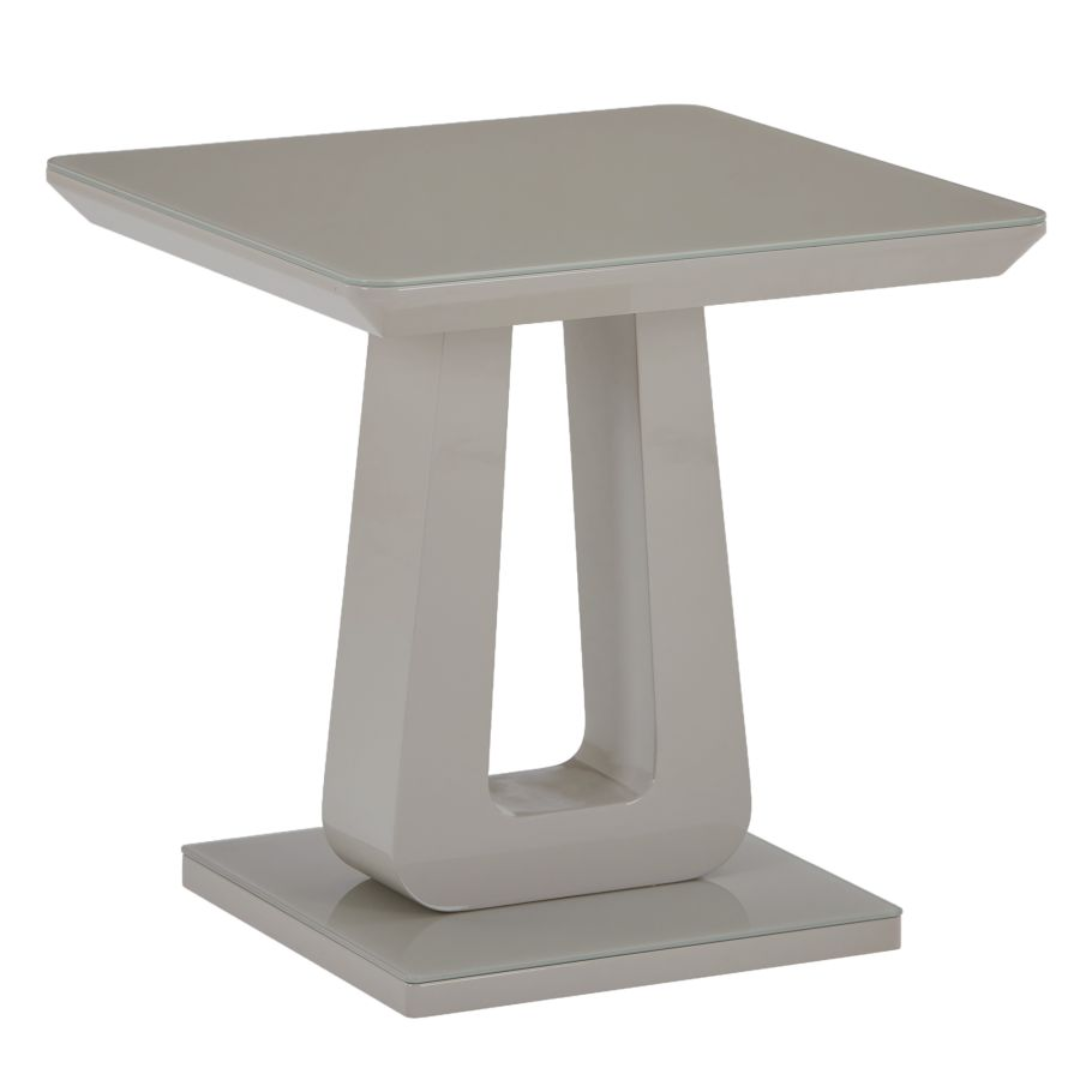 Corvus Console Table in Warm Grey