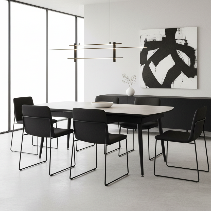 Fabian Dining Table - White