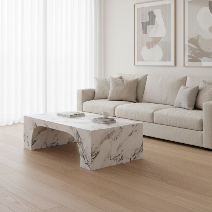 Atticus Contract Grade Rectangular Coffee Table