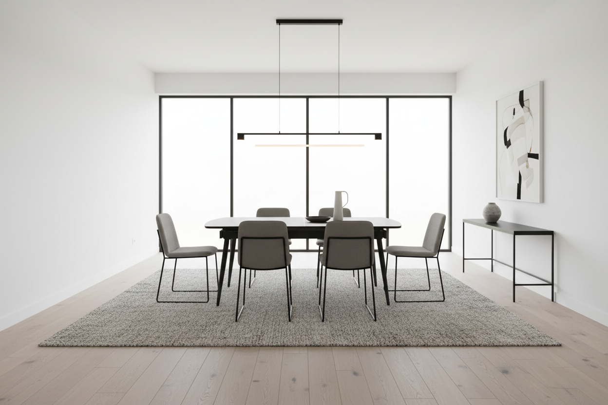 Fabian Dining Table - Dark Grey