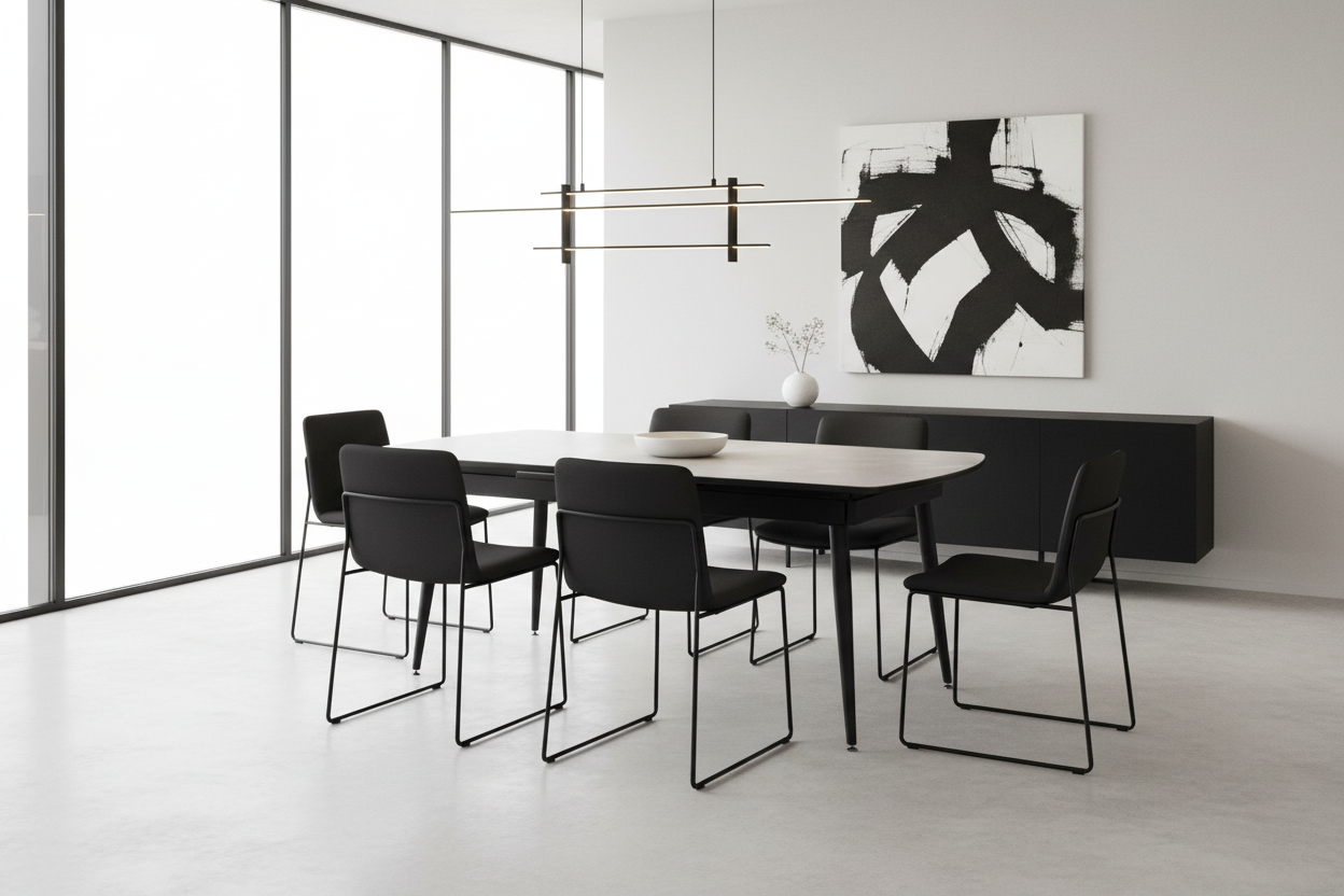 Fabian Dining Table - White