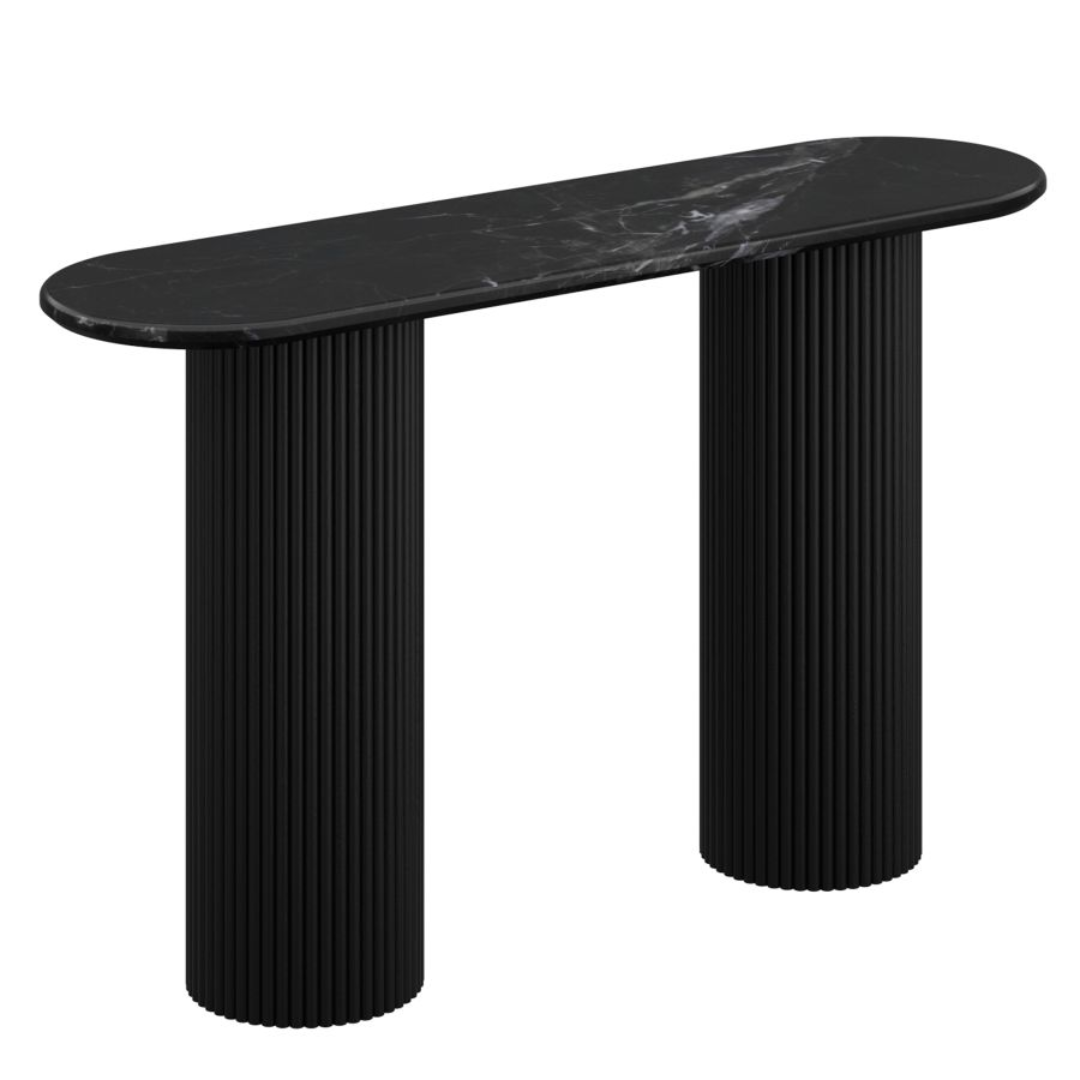 Jilsa Console Table in Black