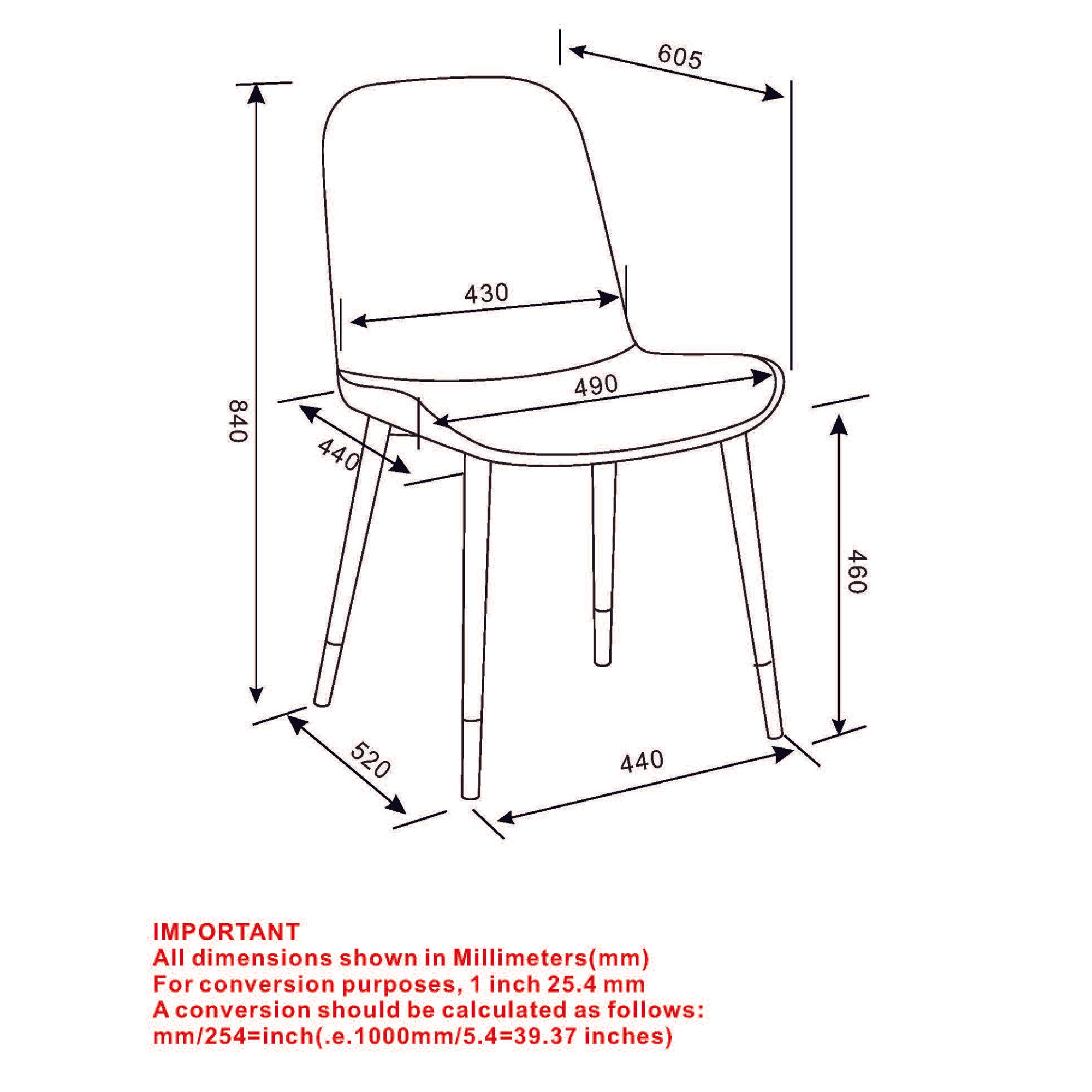 Gabi Side Chair-Grey