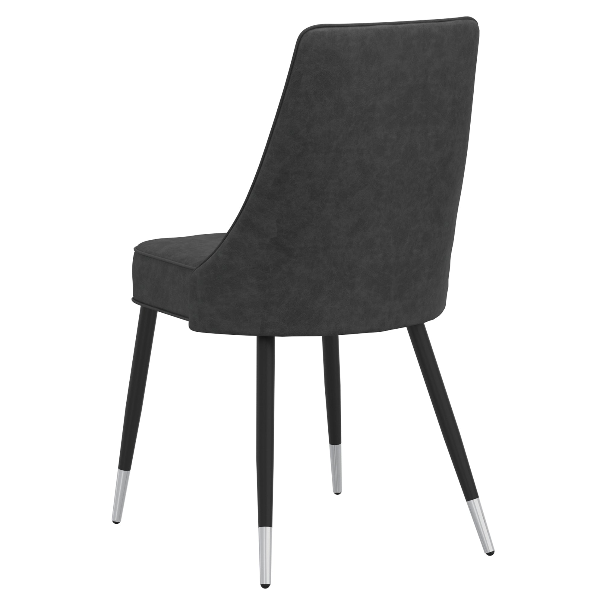 Silvano Dining Chair, Set of 2 in Vintage Grey and Black