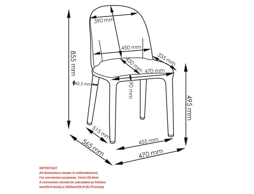 Kiara Dining/Lounge Chair, Set of 2