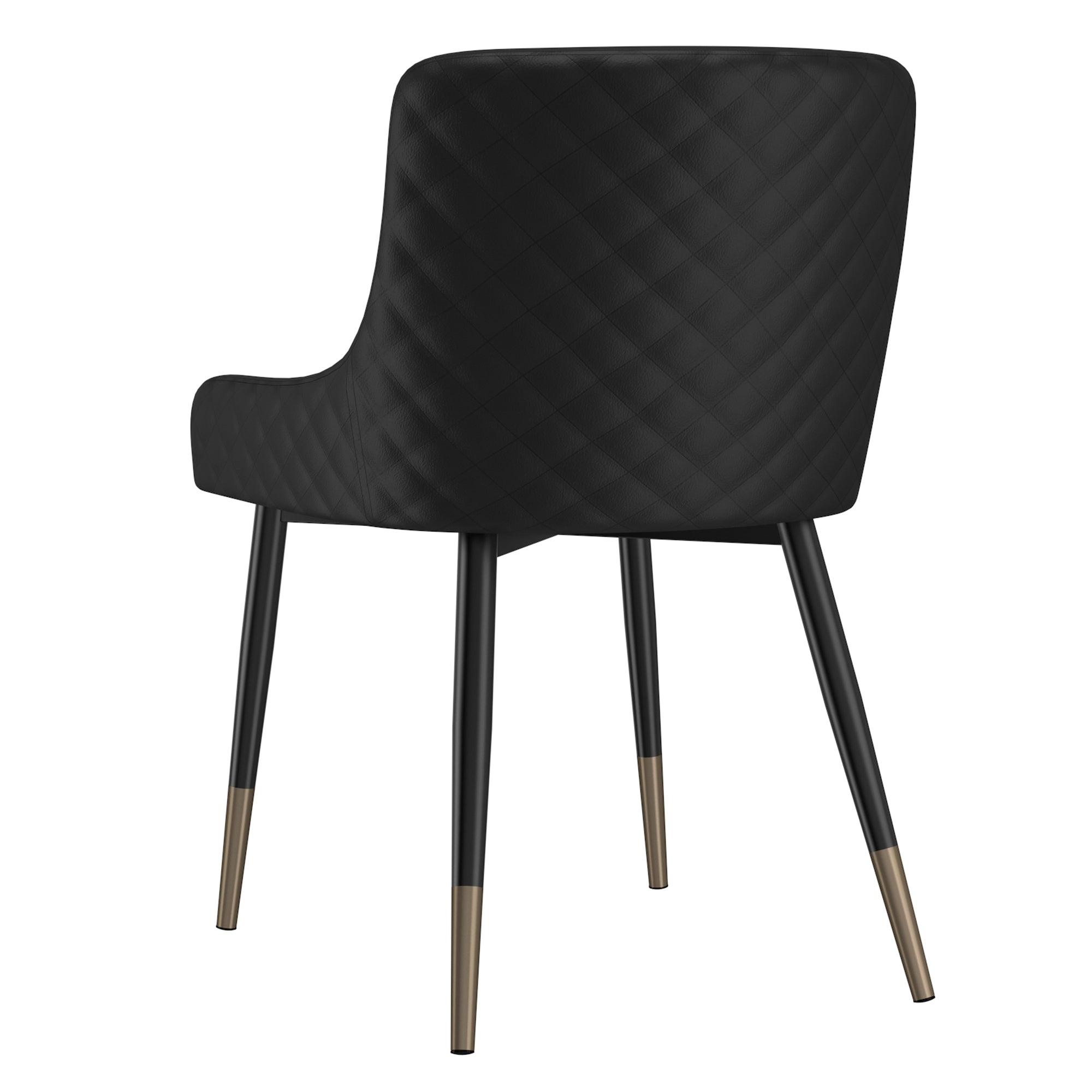 Xander Dining Chair, Set of 2 in Black