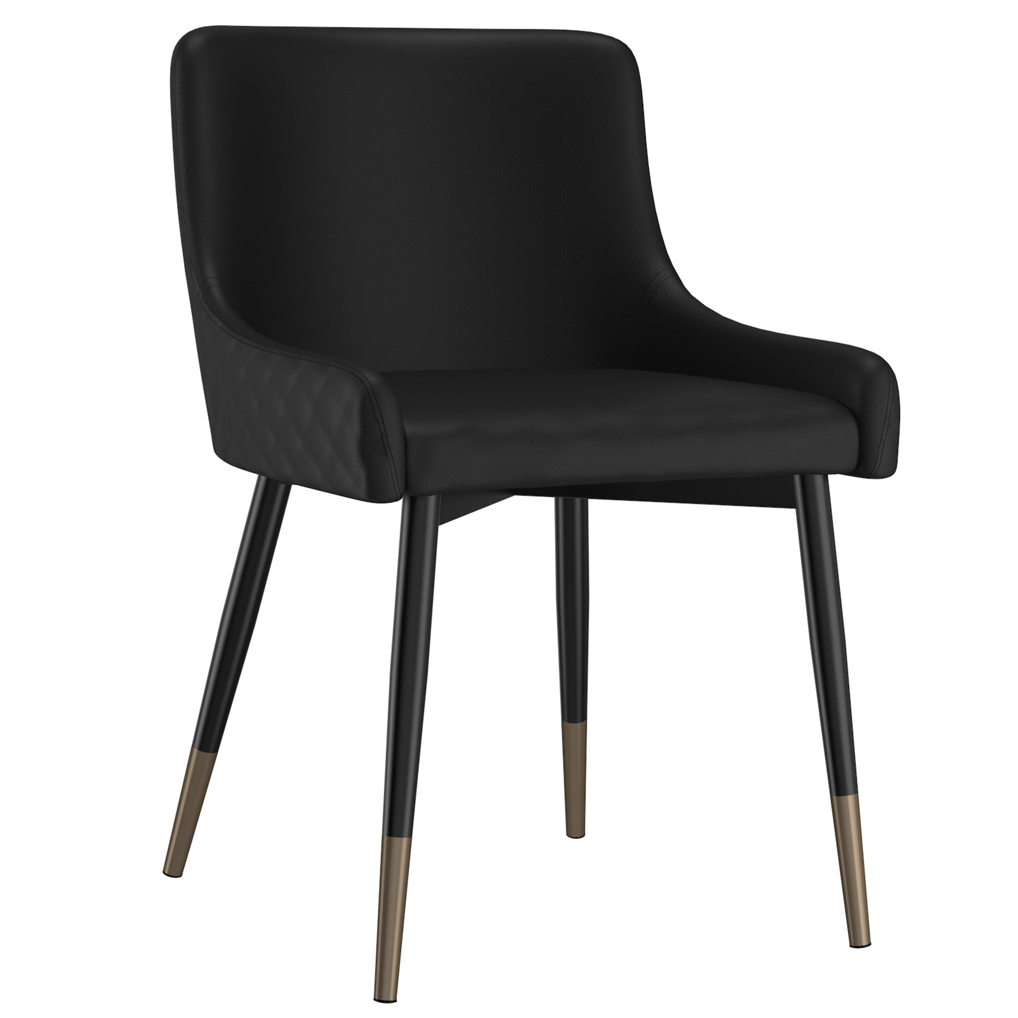 Xander Dining Chair, Set of 2 in Black