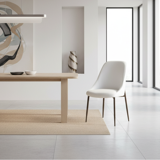 Cleo Dining Chair, Set of 2, in Black and Aged Gold